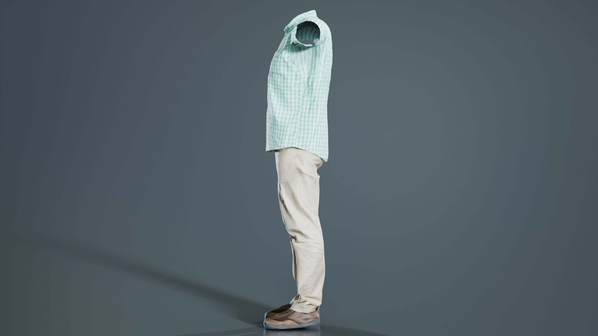 Business Costume 15 Low-poly 3D model_1