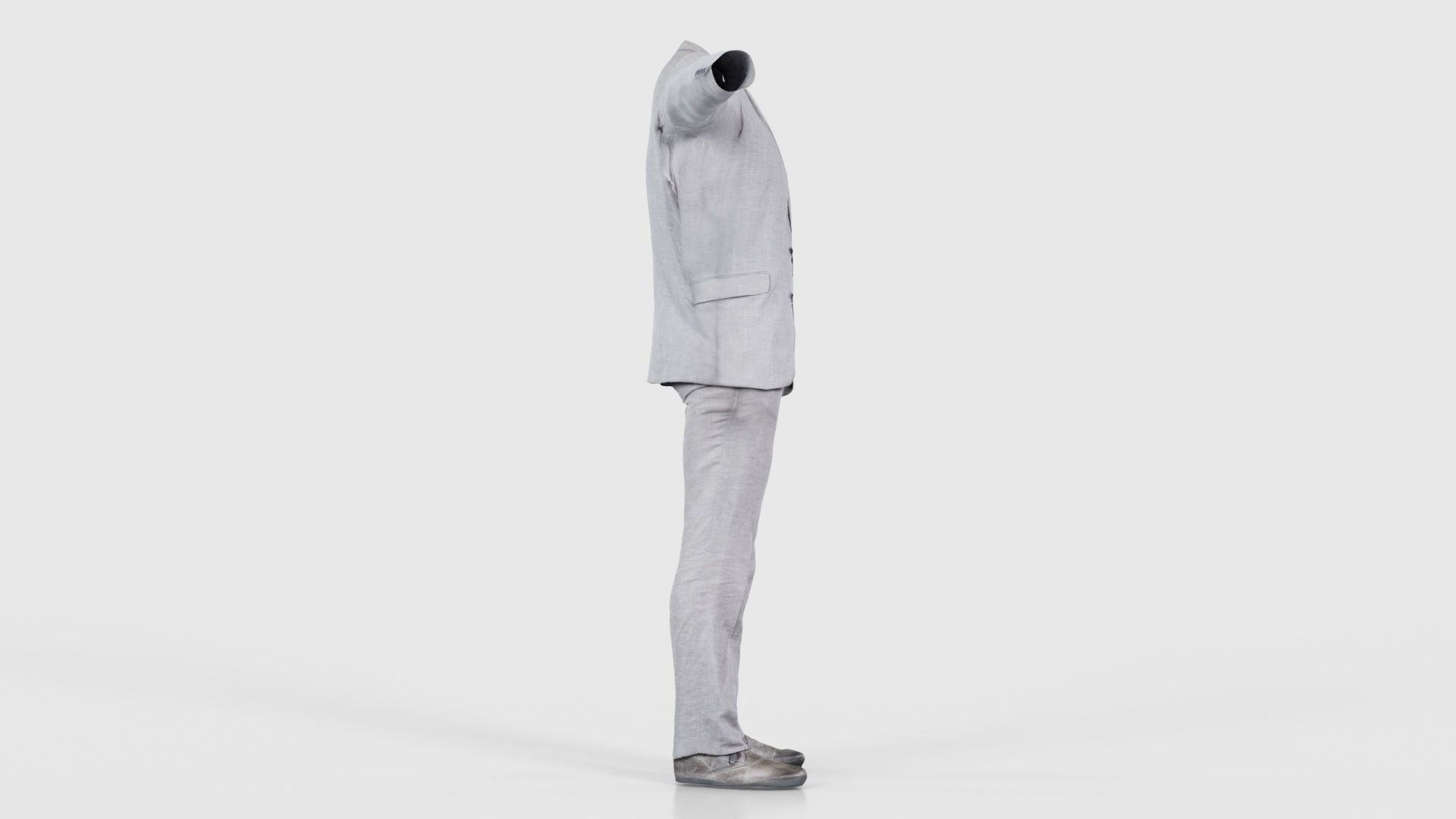 Business Costume 3 Low-poly 3D model_18