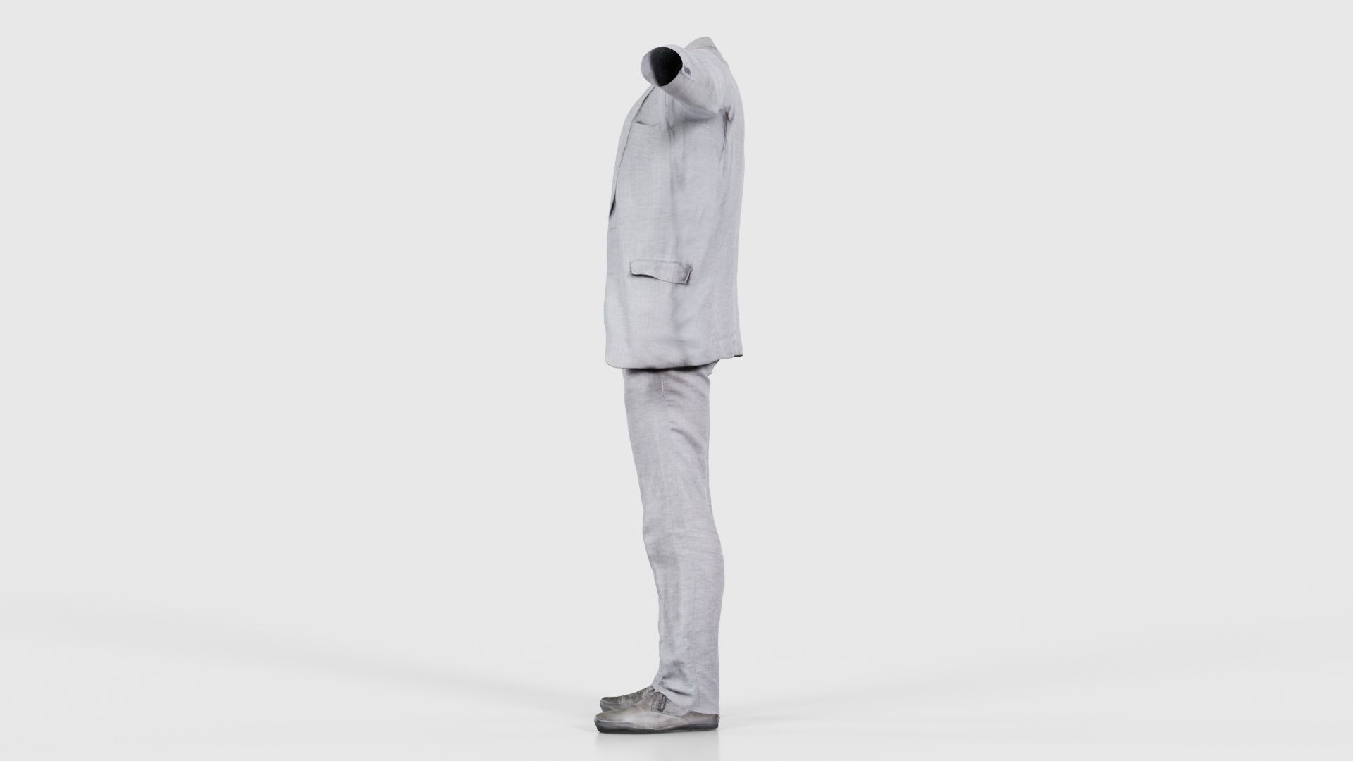 Business Costume 3 Low-poly 3D model_24