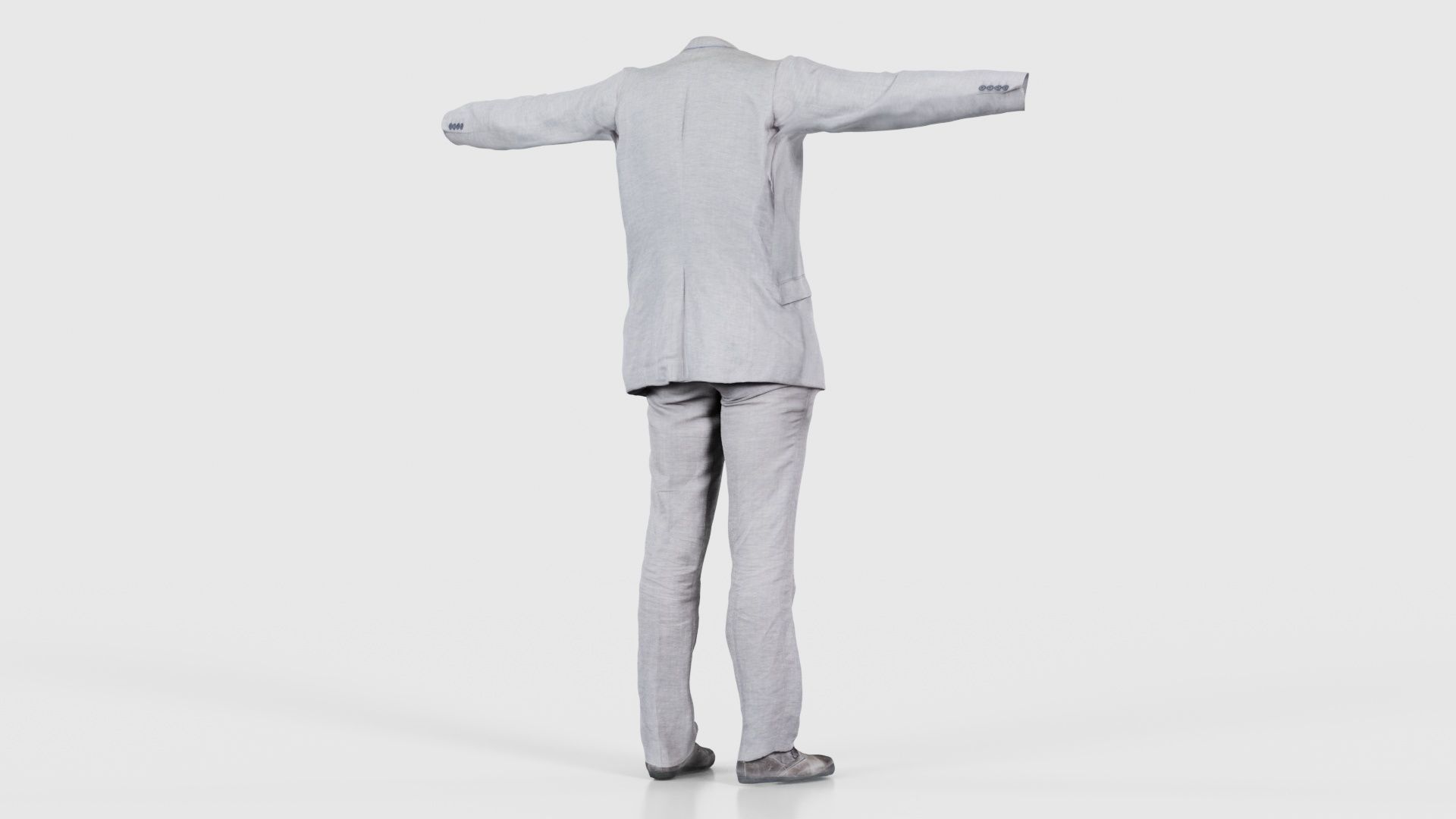 Business Costume 3 Low-poly 3D model_20