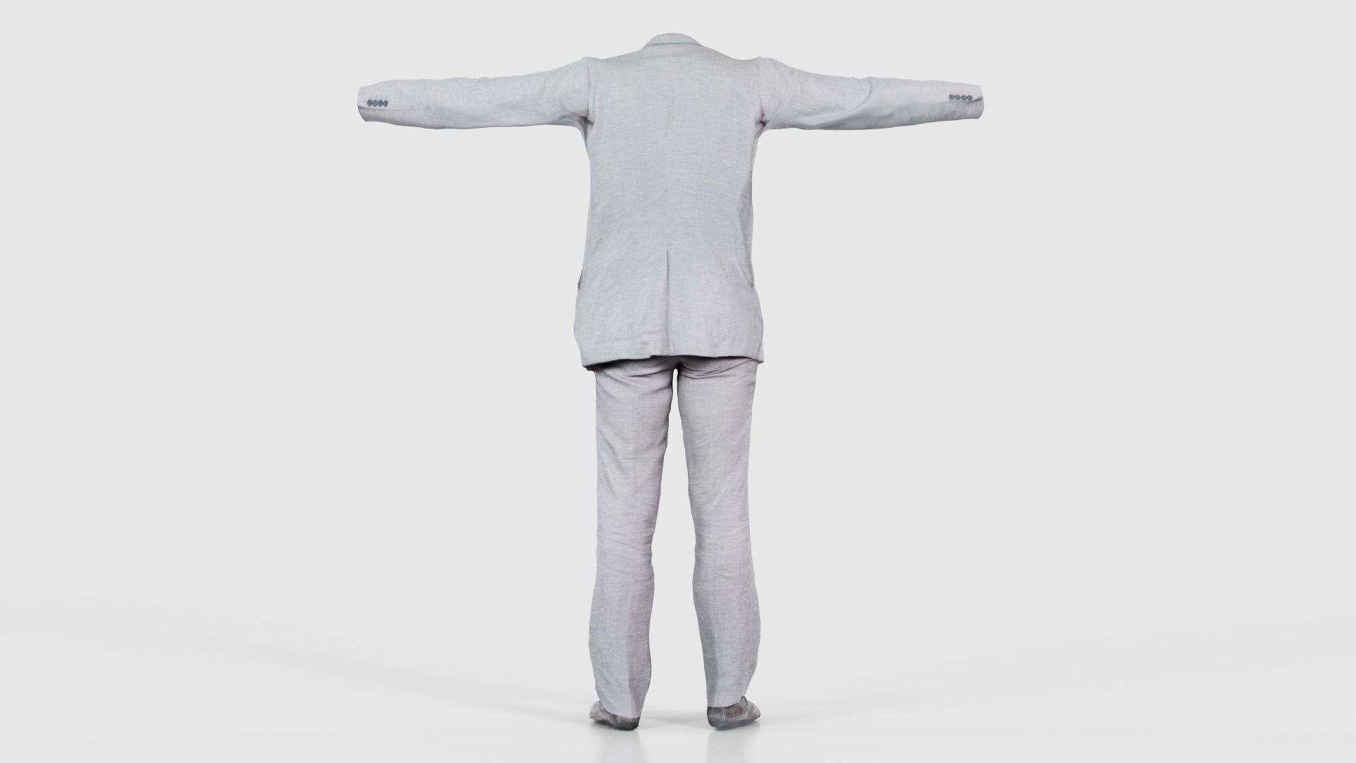 Business Costume 3 Low-poly 3D model_21