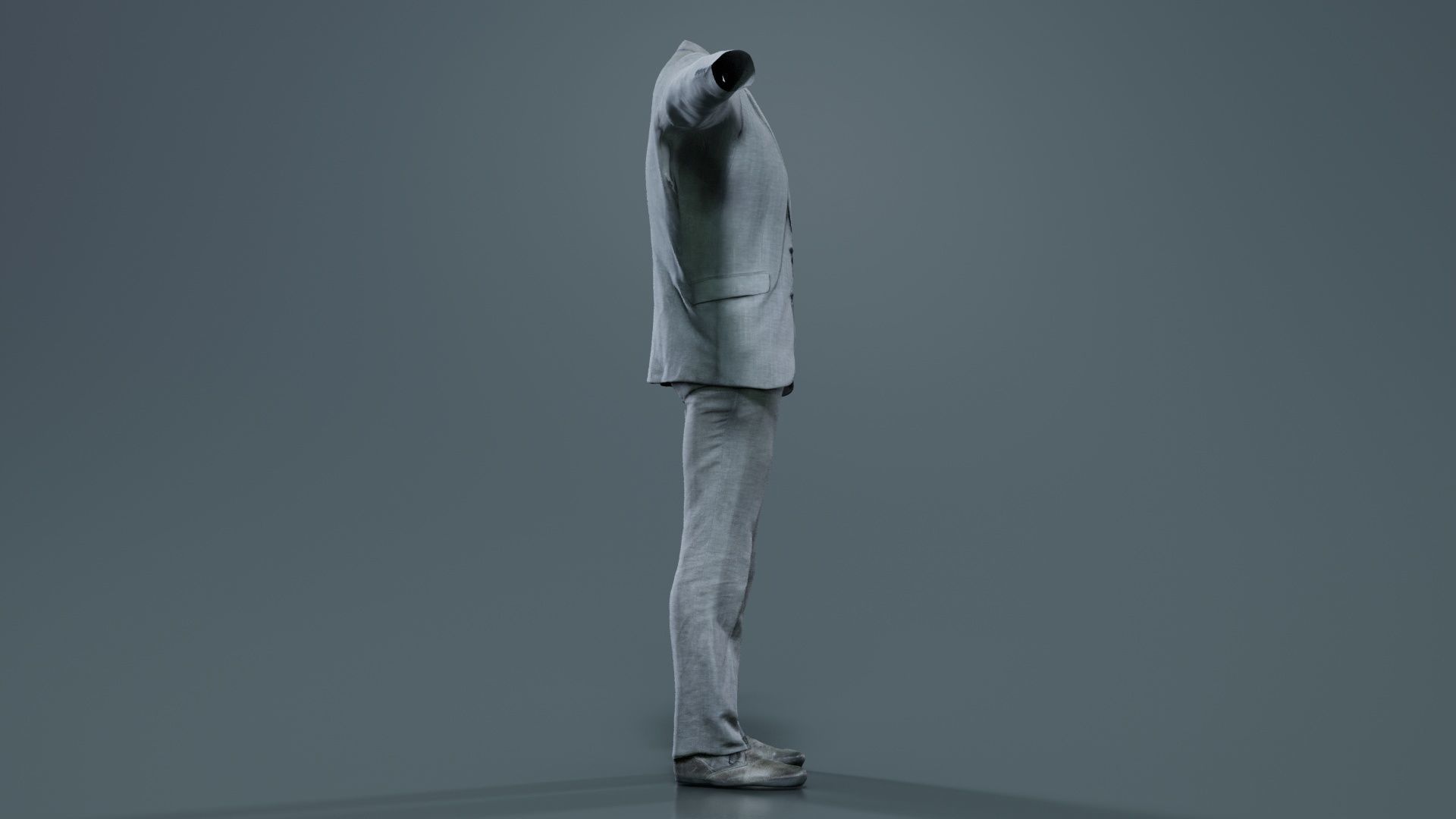 Business Costume 3 Low-poly 3D model_2