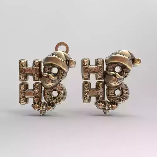 marrychristmas hohoho 3dmodel 3D print model