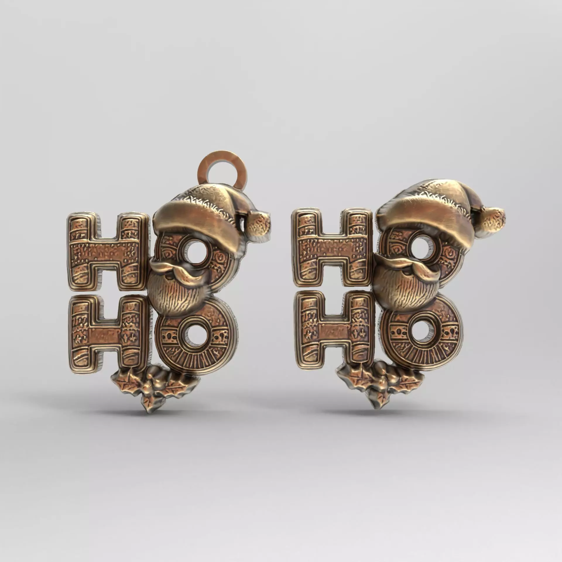 marrychristmas hohoho 3dmodel 3D print model_0