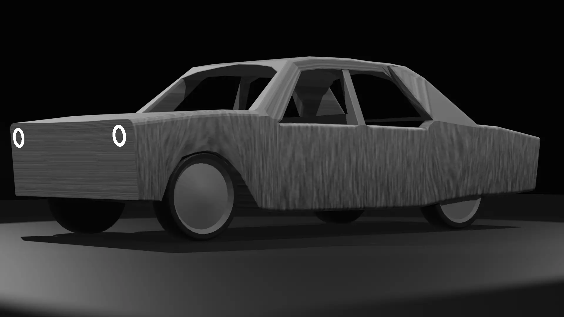 concept car concept based on Volga 24 with redesigned design 3D model_0