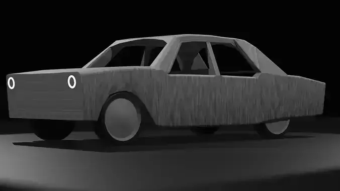 concept car concept based on Volga 24 with redesigned design