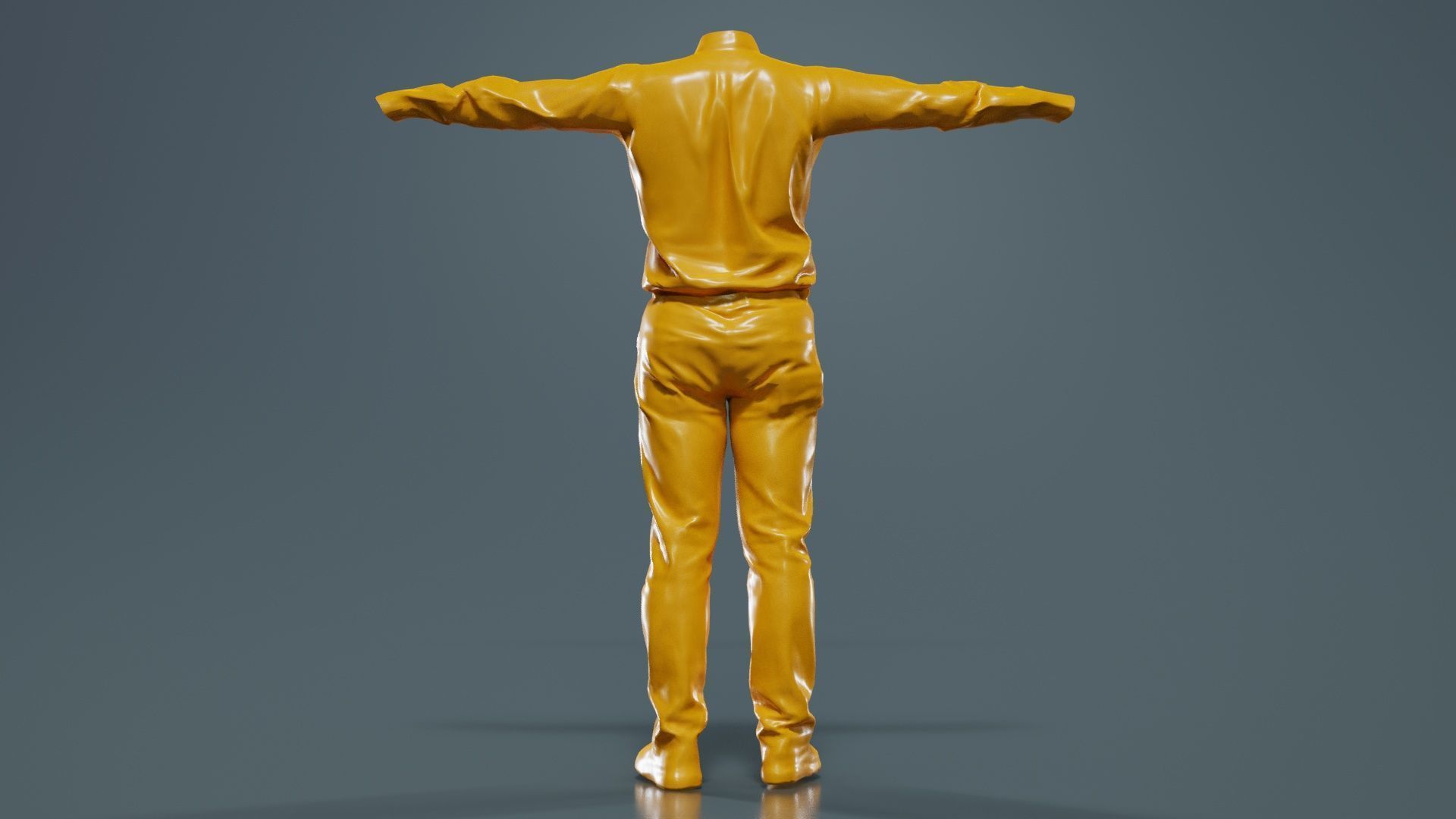 Business Costume 5 Low-poly 3D model_13
