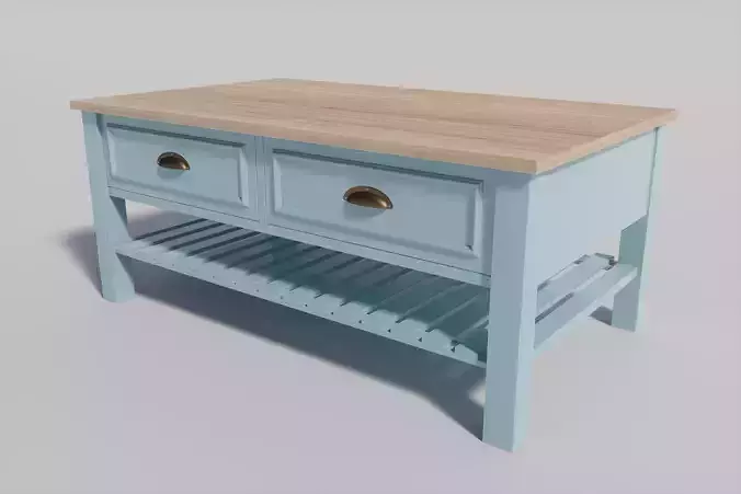 Country Coffee Table 3D model