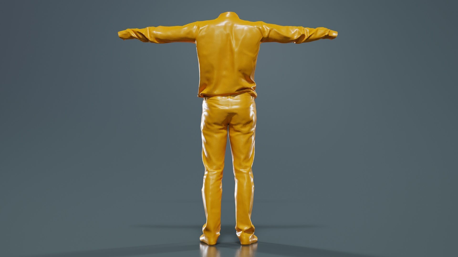 Business Costume 6 Low-poly 3D model_13