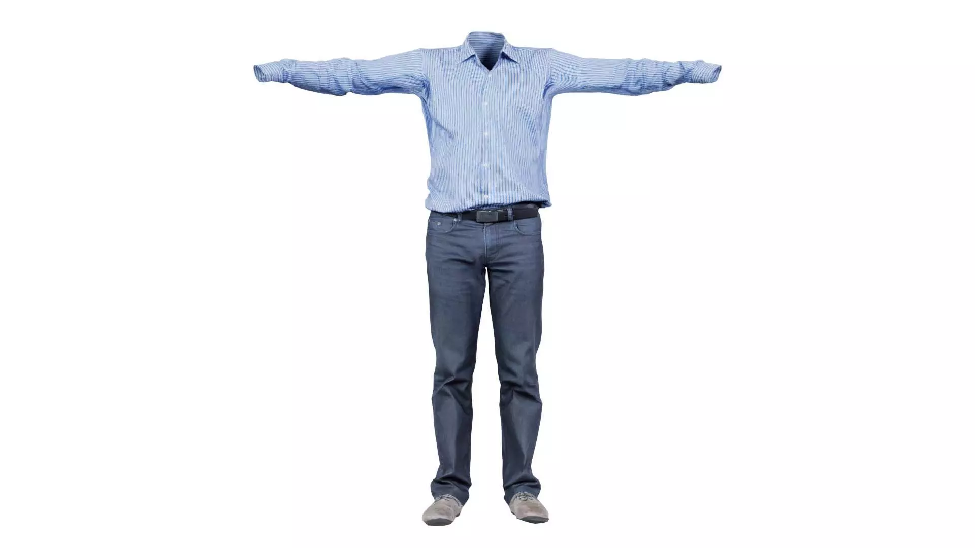 Business Costume 6 Low-poly 3D model_0