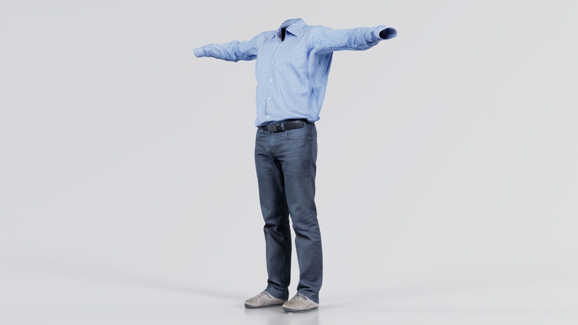 Business Costume 6 Low-poly 3D model_2