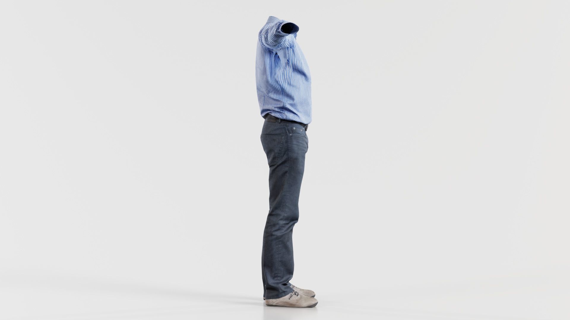 Business Costume 6 Low-poly 3D model_4