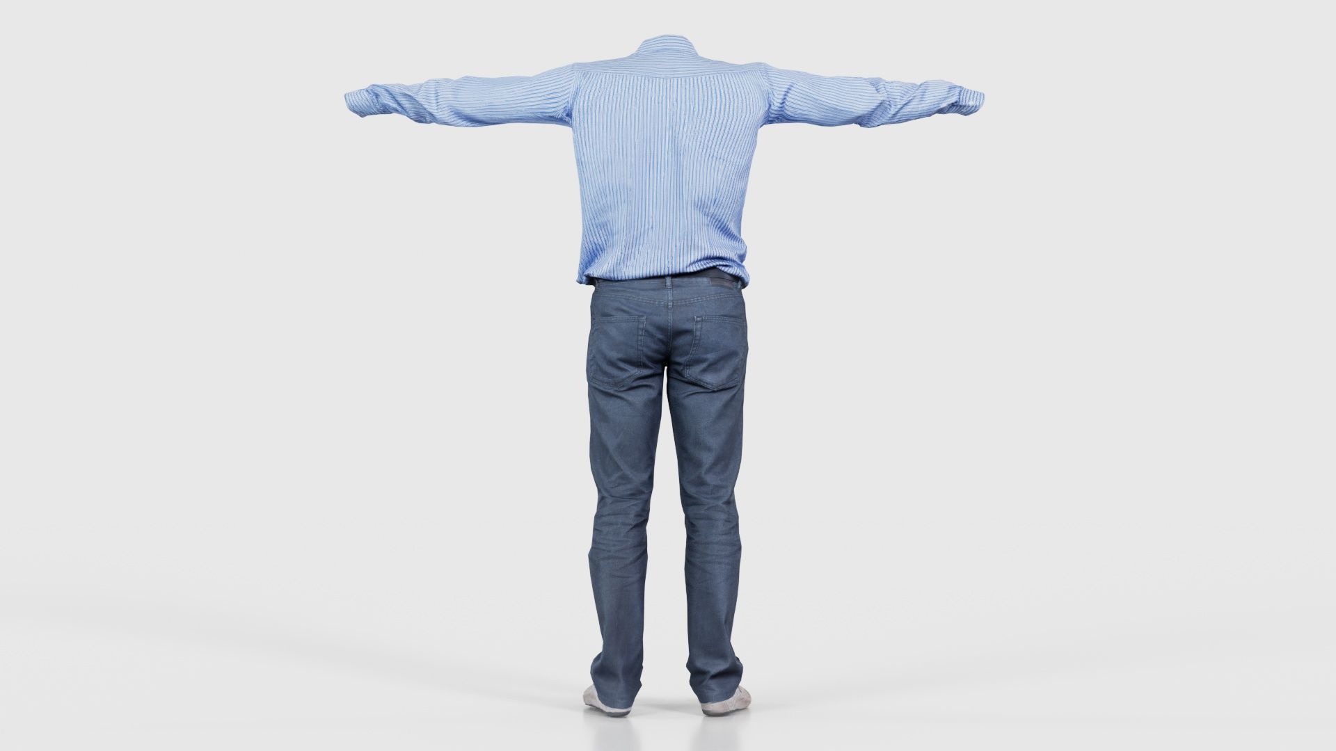 Business Costume 6 Low-poly 3D model_21