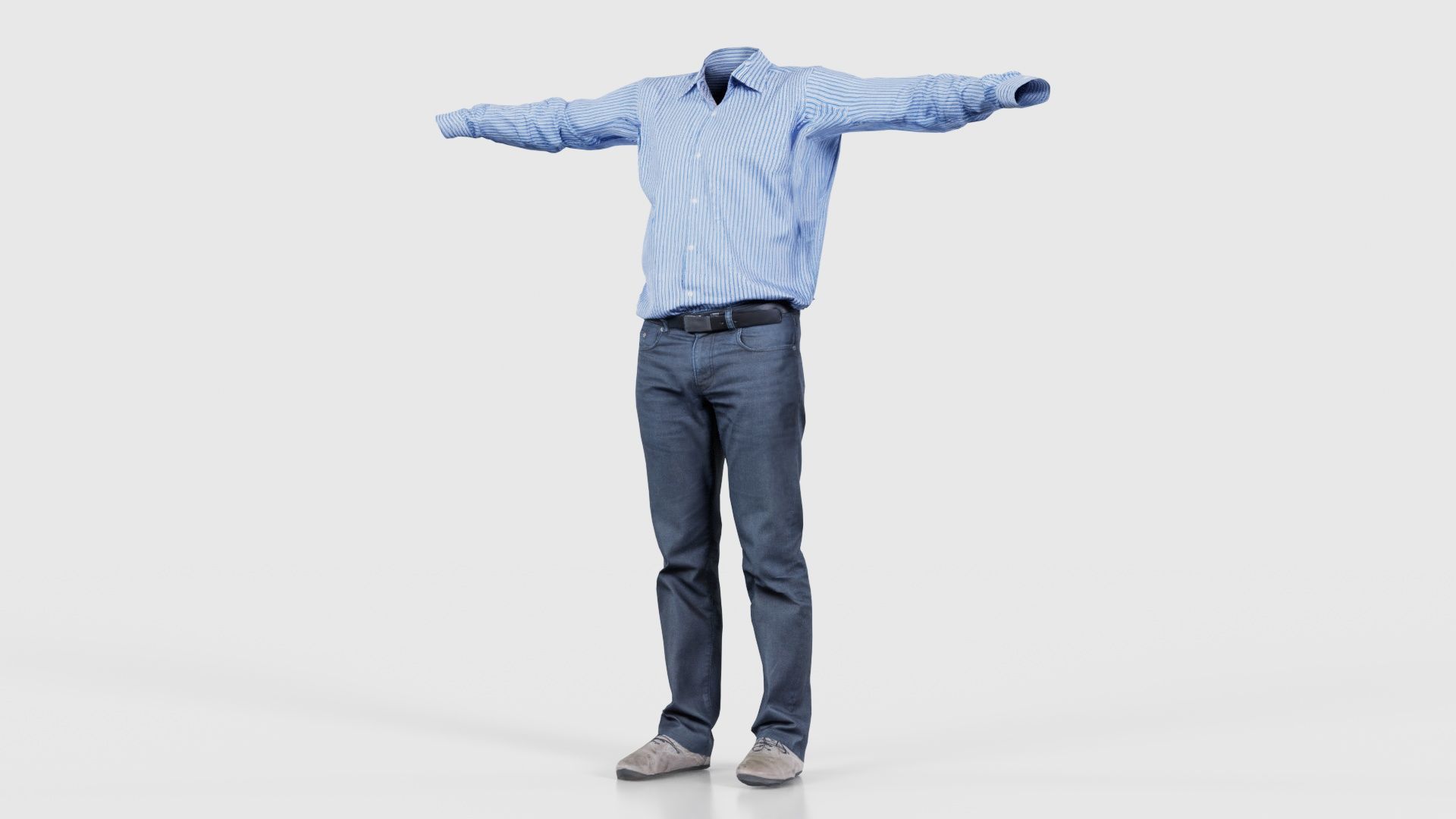 Business Costume 6 Low-poly 3D model_26