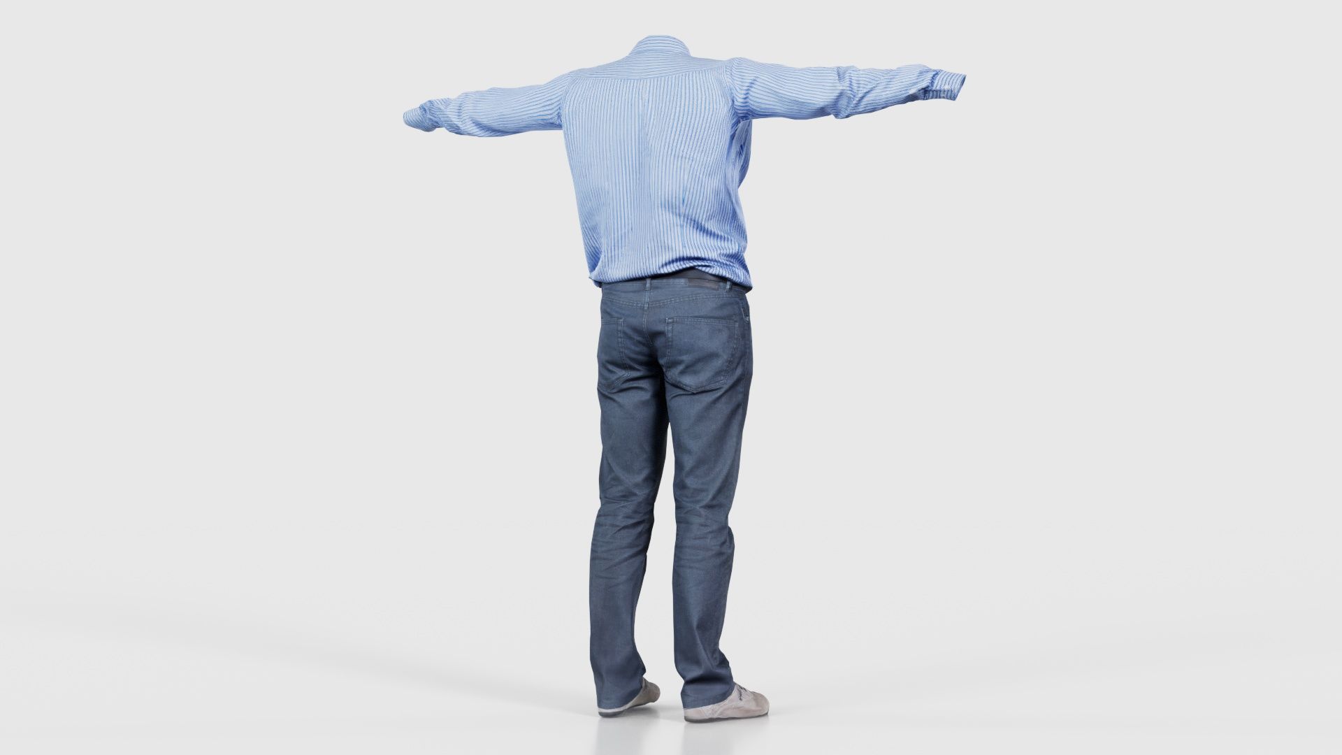 Business Costume 6 Low-poly 3D model_20