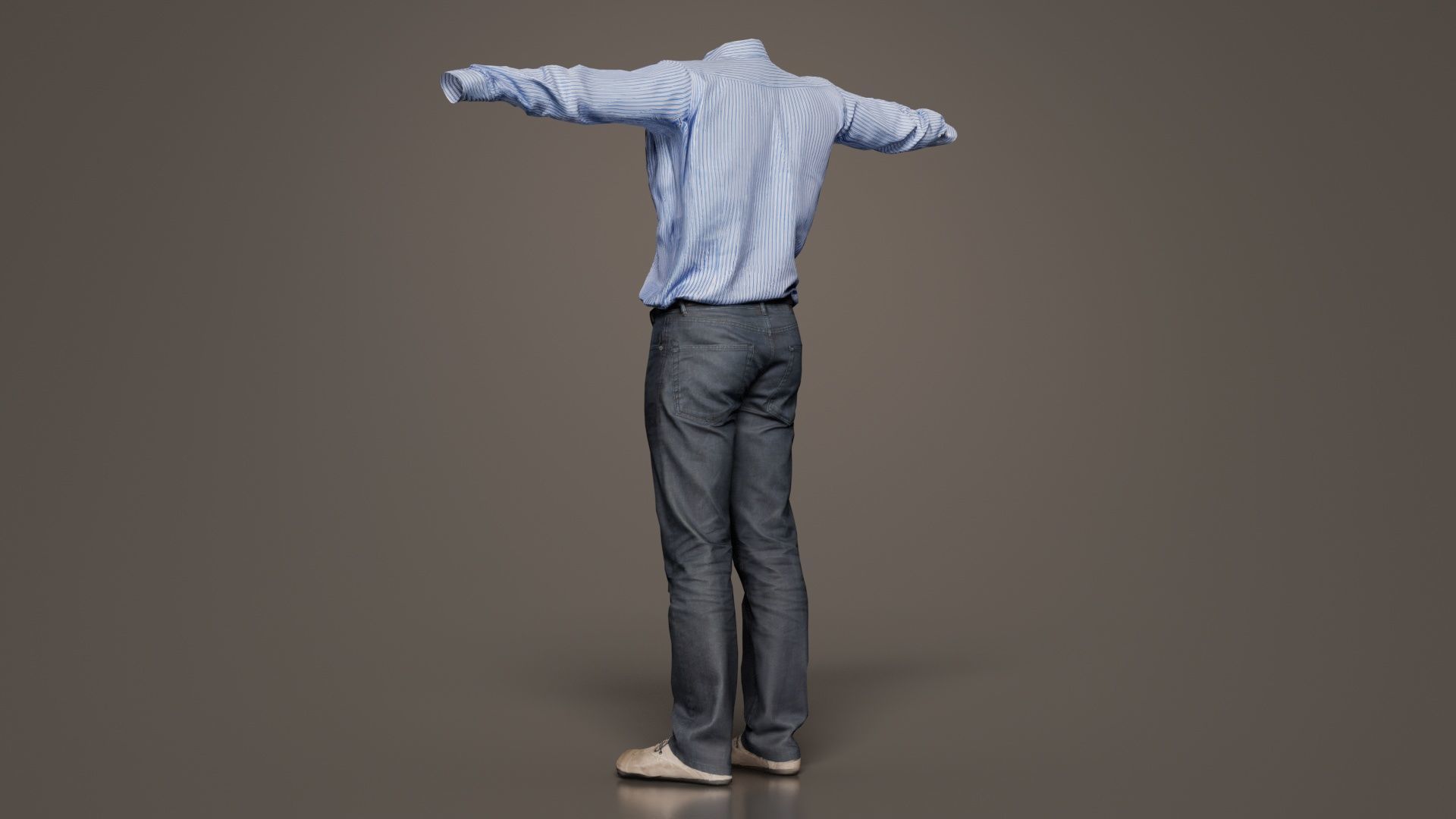 Business Costume 6 Low-poly 3D model_6