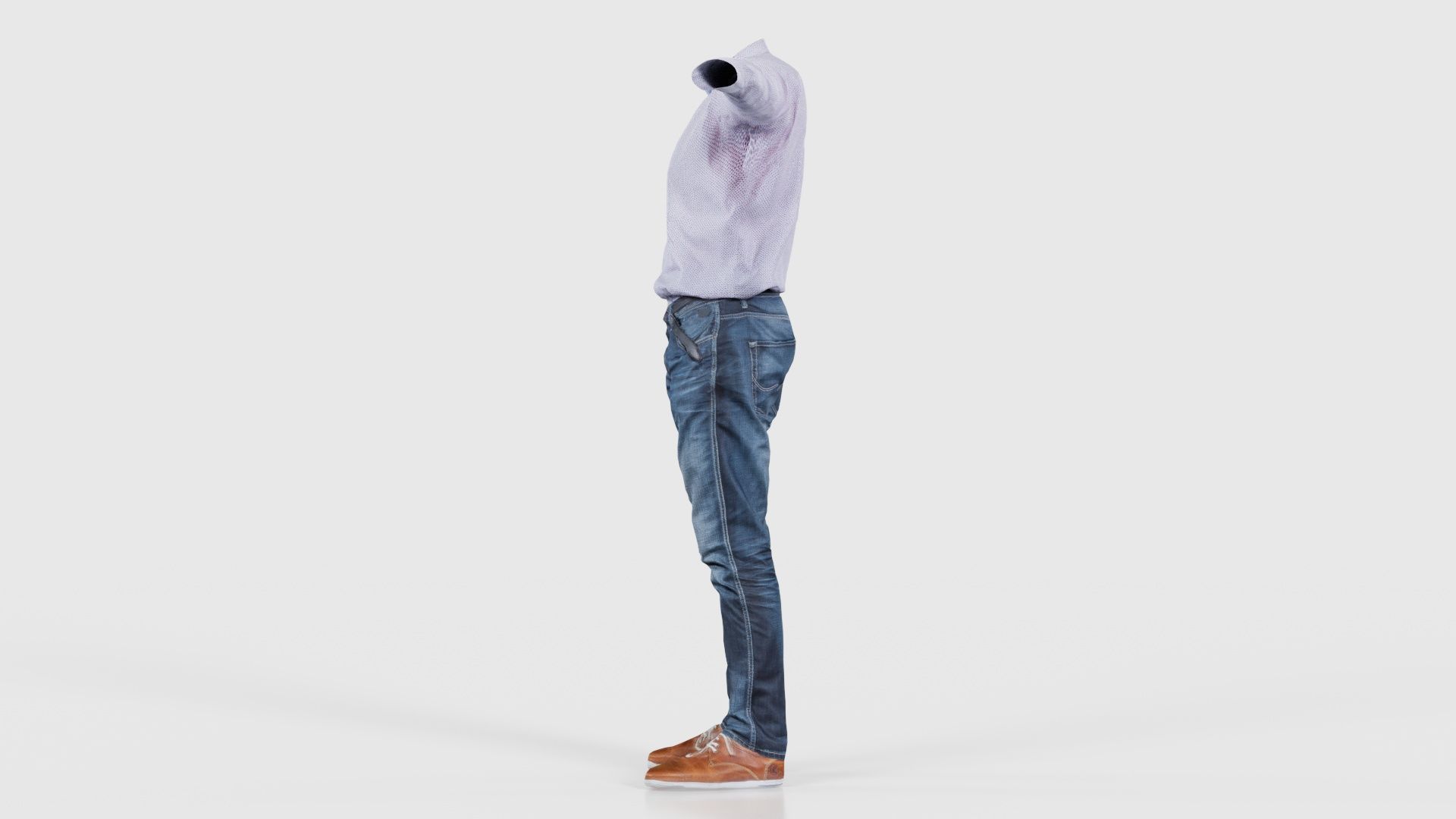 Business Costume 7 Low-poly 3D model_24