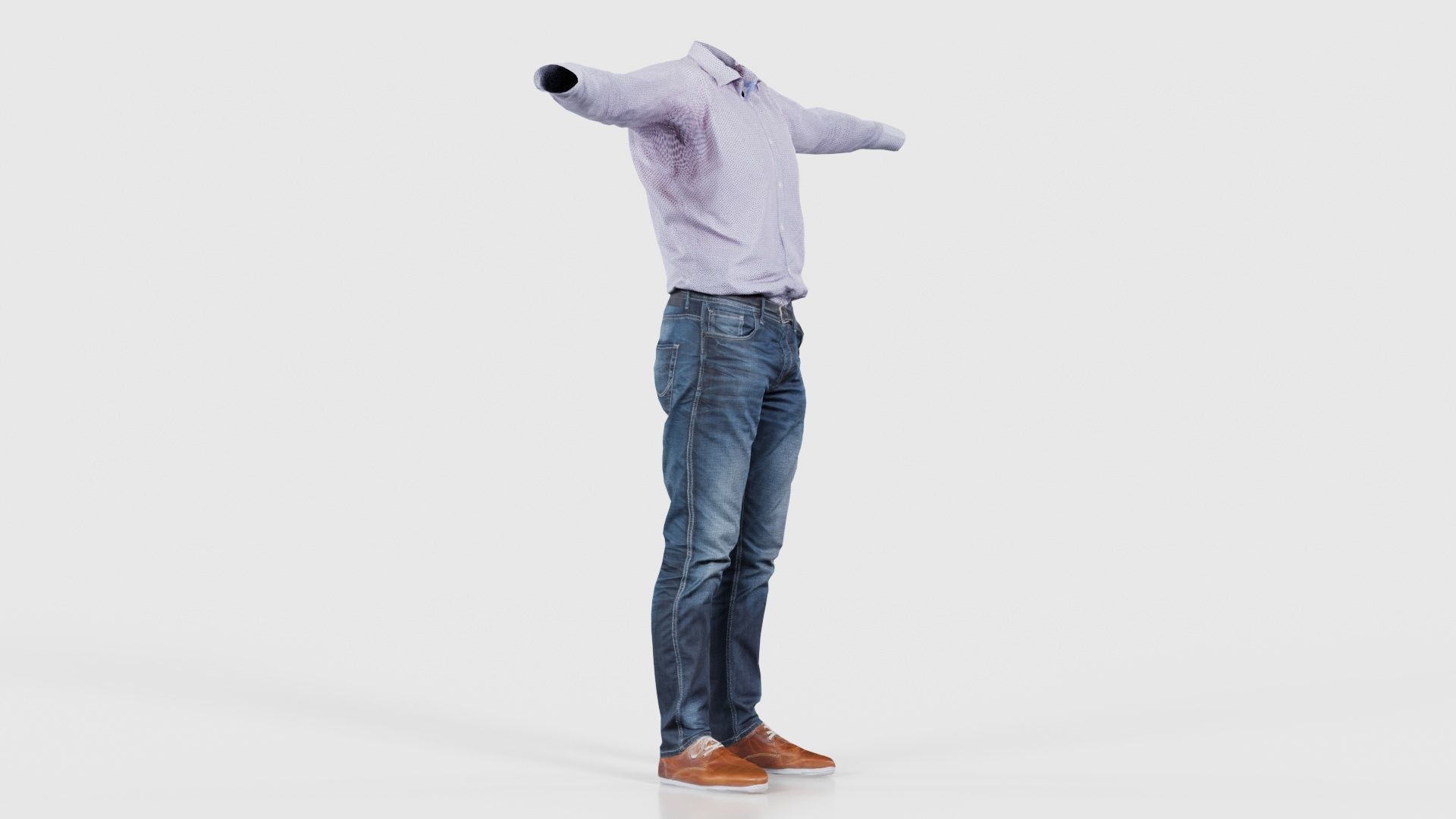 Business Costume 7 Low-poly 3D model_17