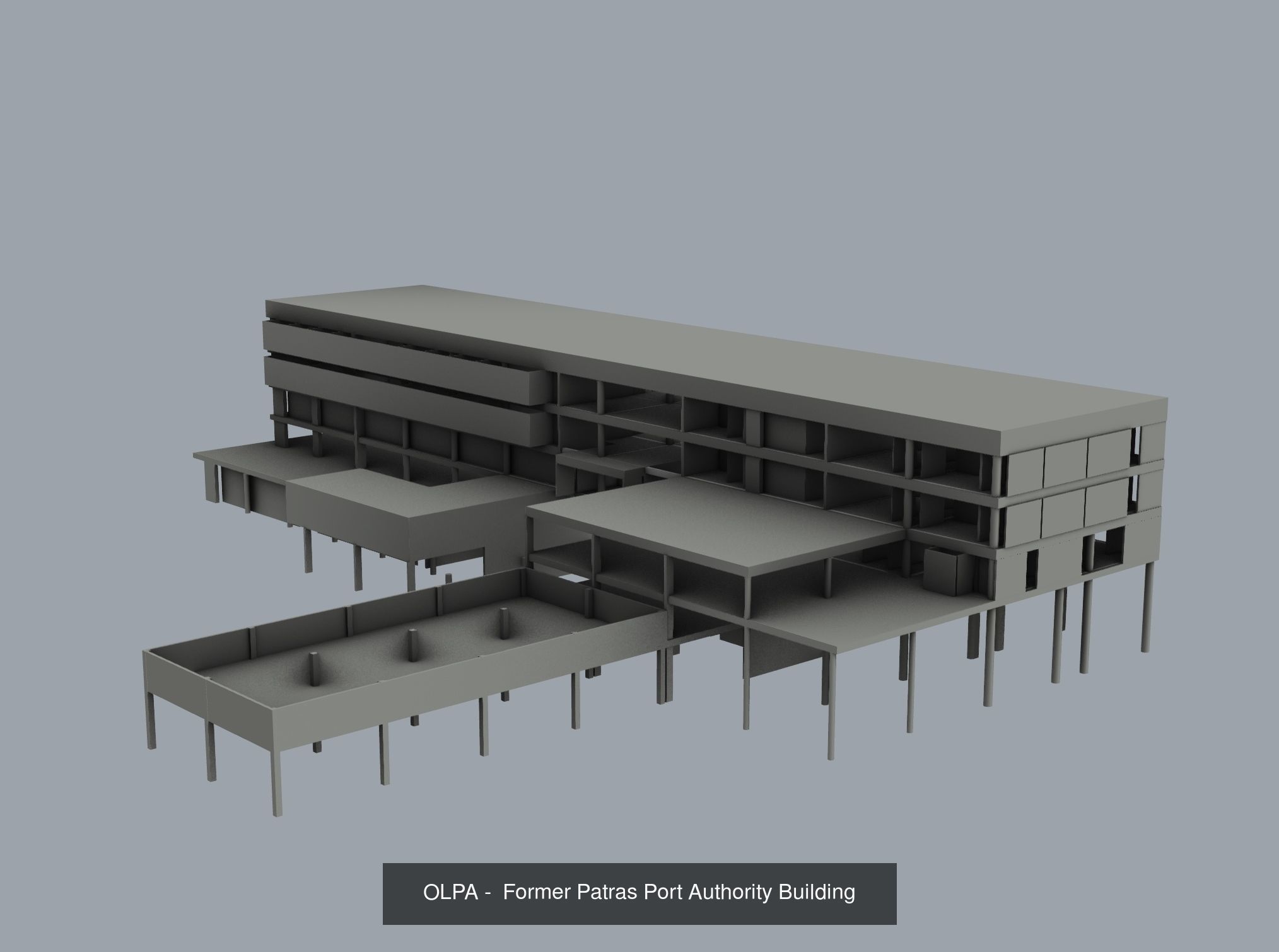 Houses and Buildings Pack 3D Model Collection_23