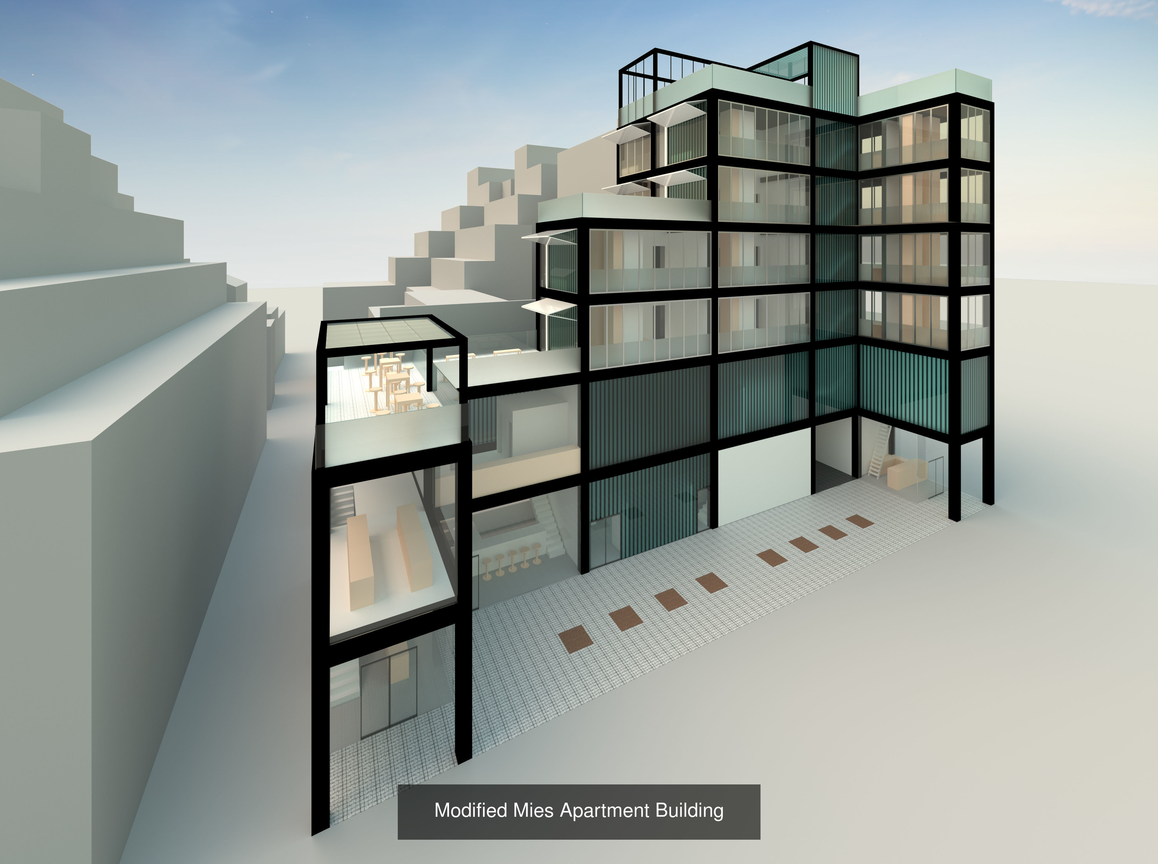 Houses and Buildings Pack 3D Model Collection_12