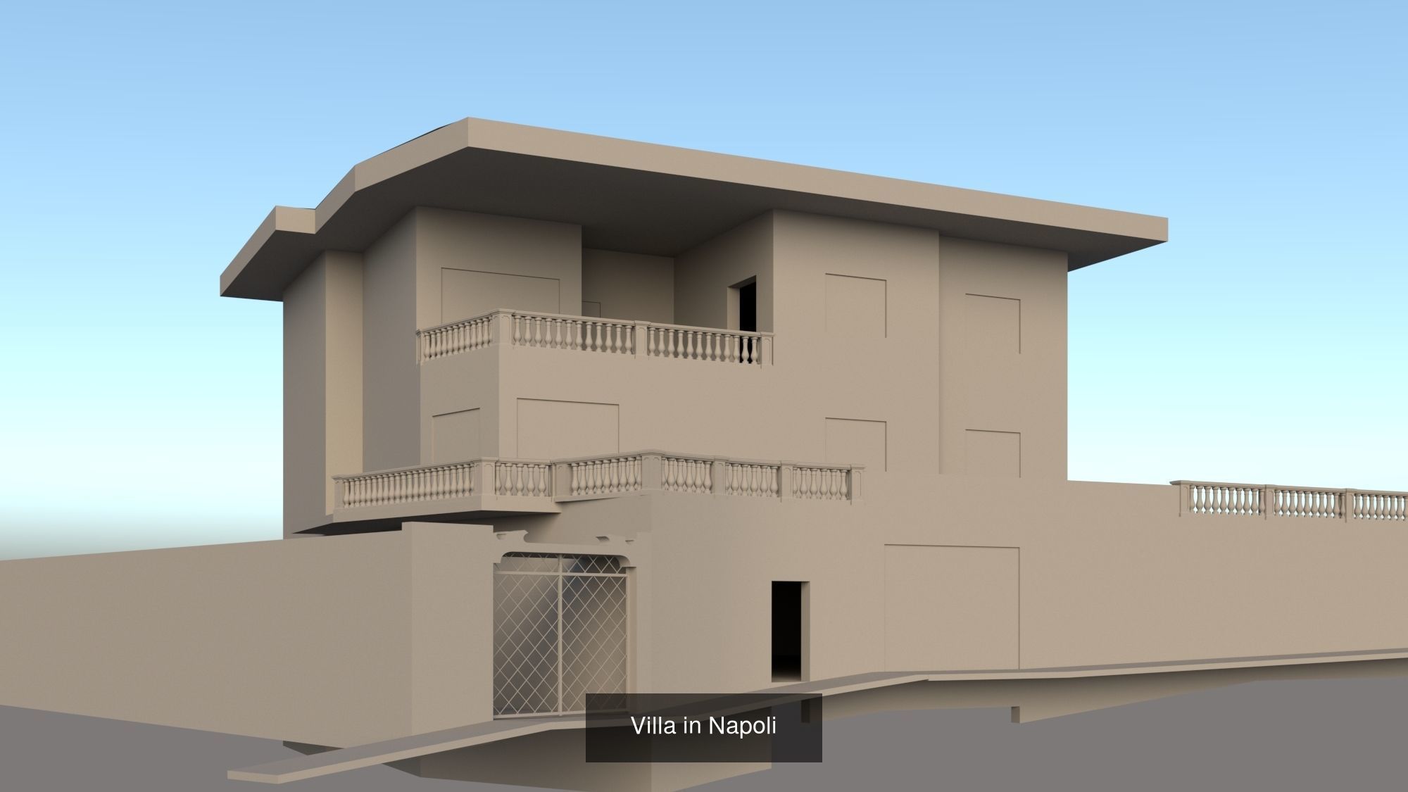 Houses and Buildings Pack 3D Model Collection_18