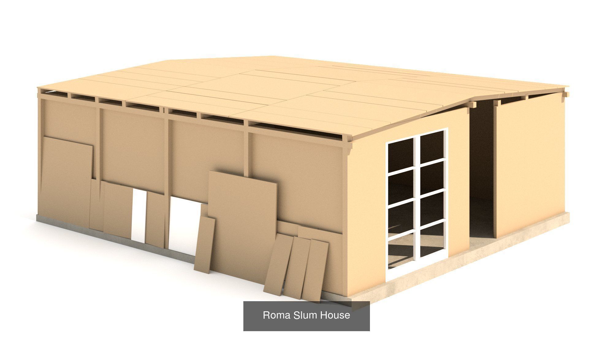 Houses and Buildings Pack 3D Model Collection_21