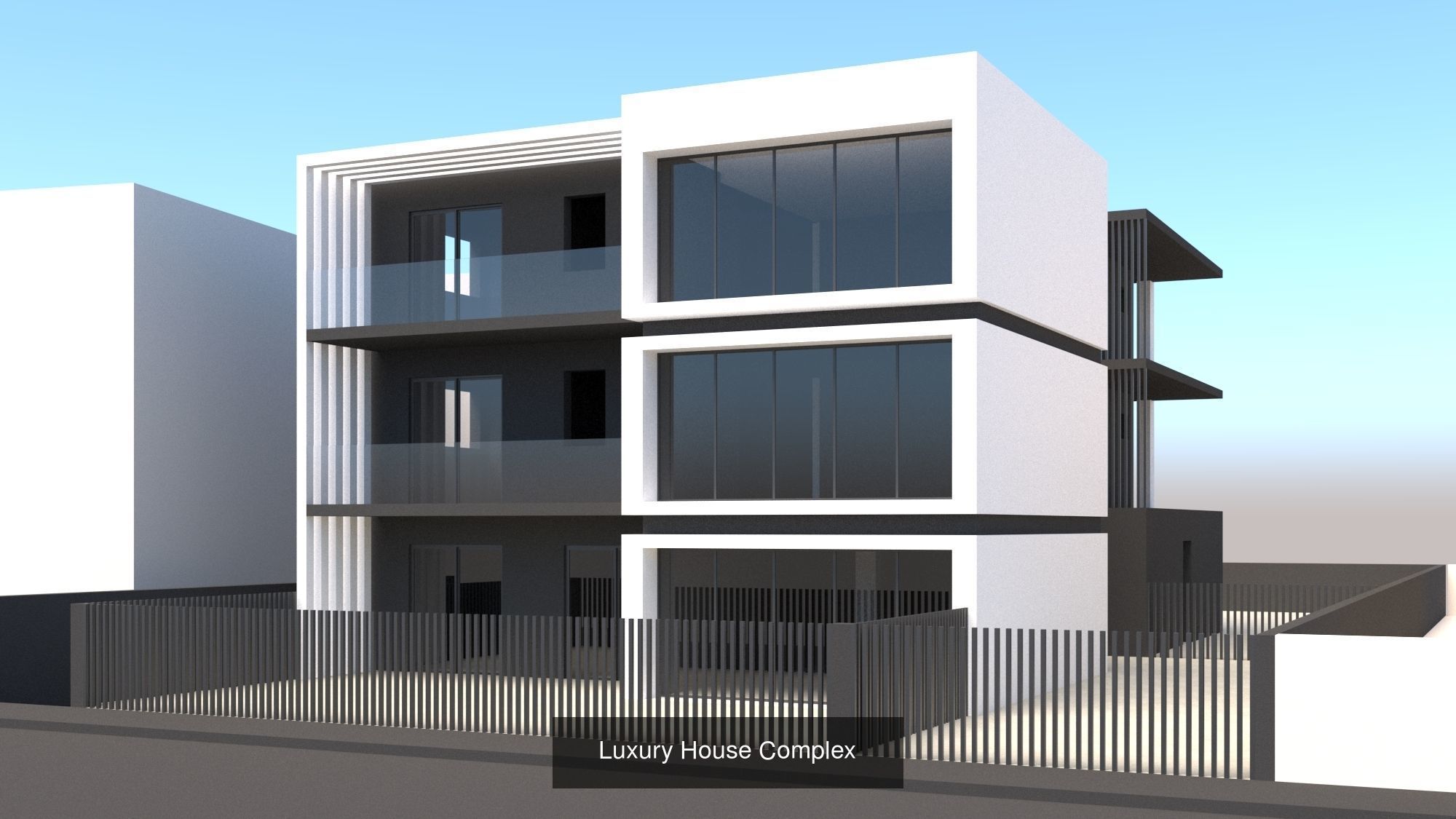 Houses and Buildings Pack 3D Model Collection_22