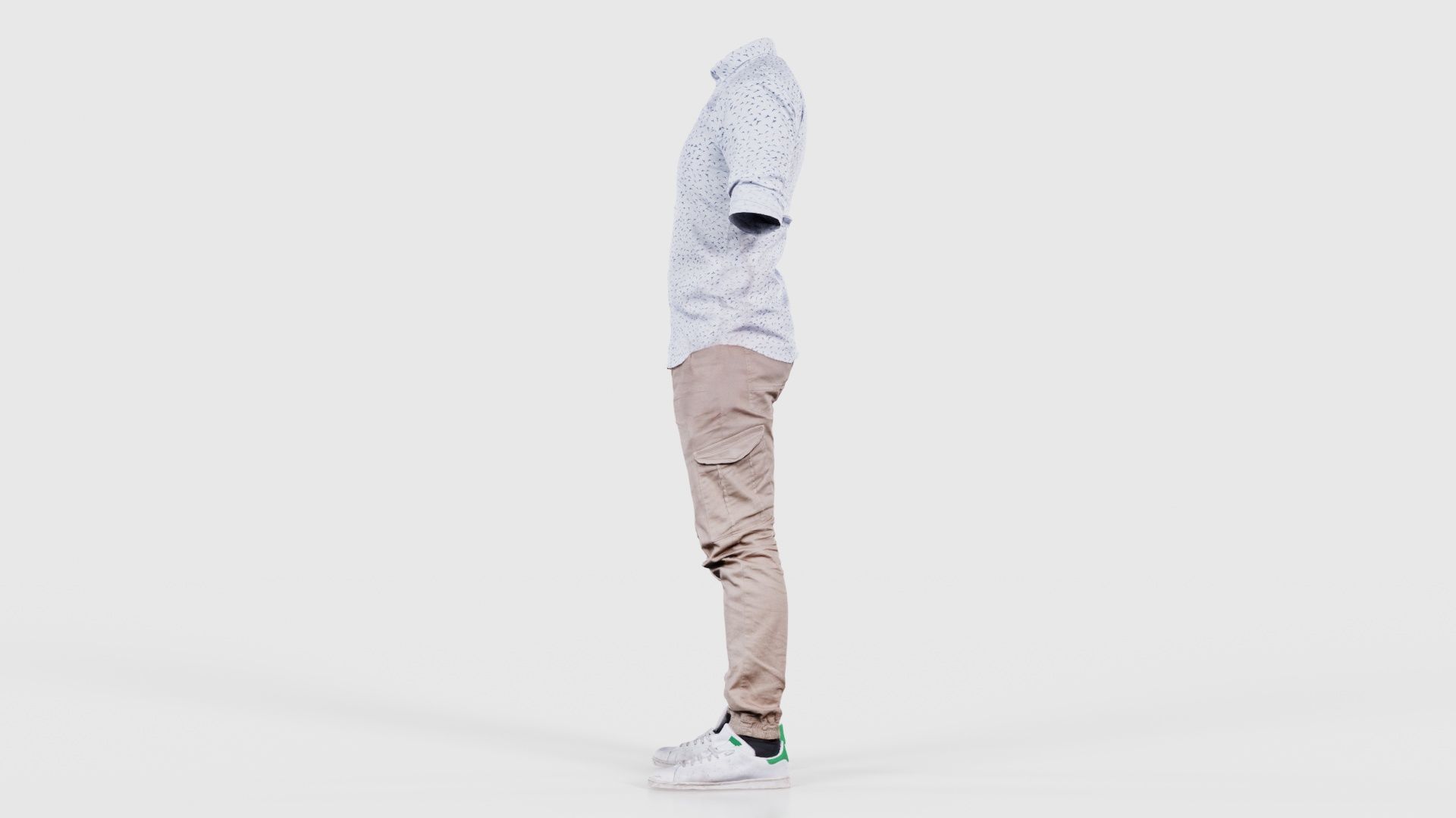 Casual Outfit 1 Low-poly 3D model_24