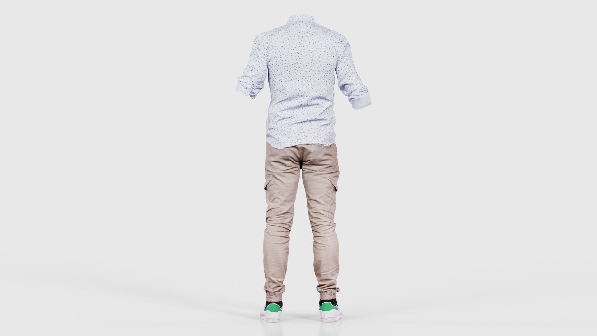 Casual Outfit 1 Low-poly 3D model_21