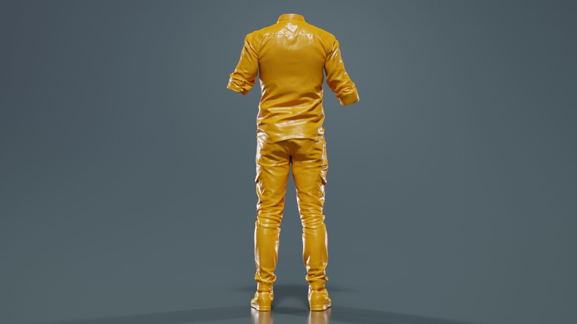Casual Outfit 1 Low-poly 3D model_13