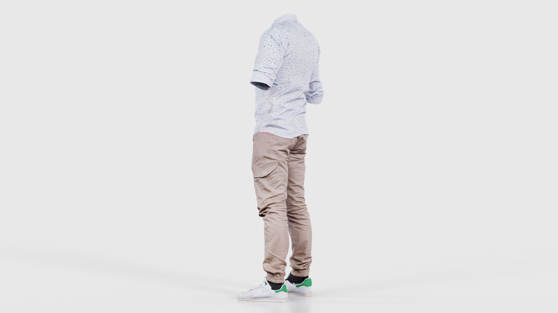 Casual Outfit 1 Low-poly 3D model_23