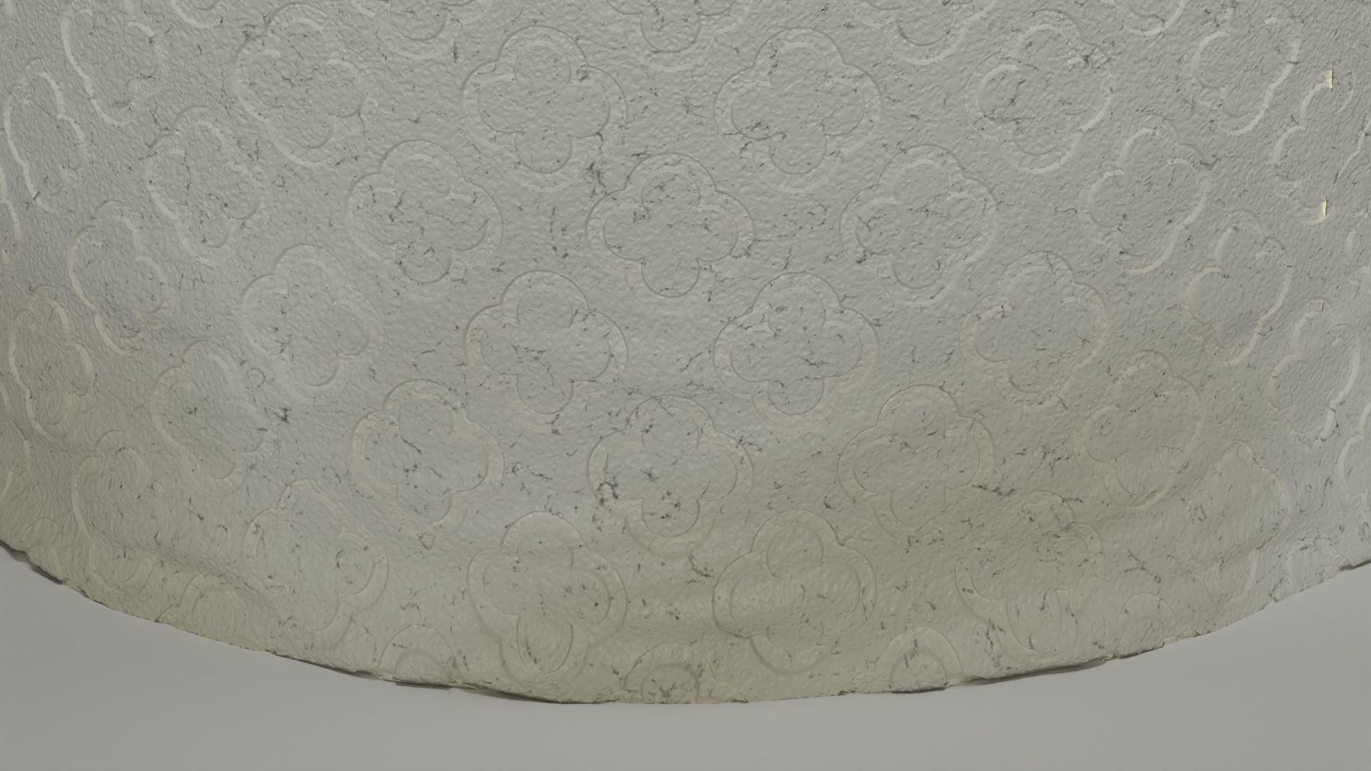 Toilet Roll Low-poly 3D model_6