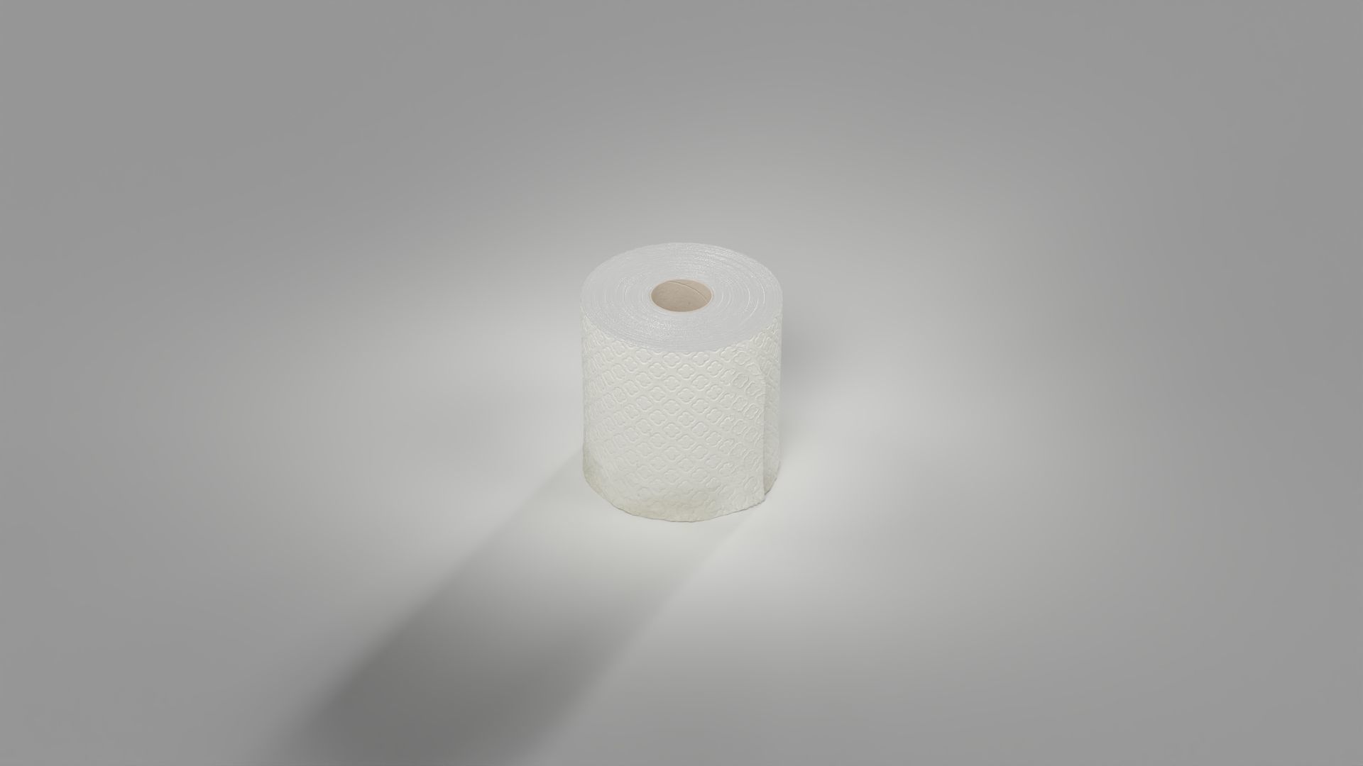 Toilet Roll Low-poly 3D model_7