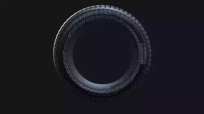 Continental VanContact 4Season  Tire for Vehicles  Low-poly 3D model