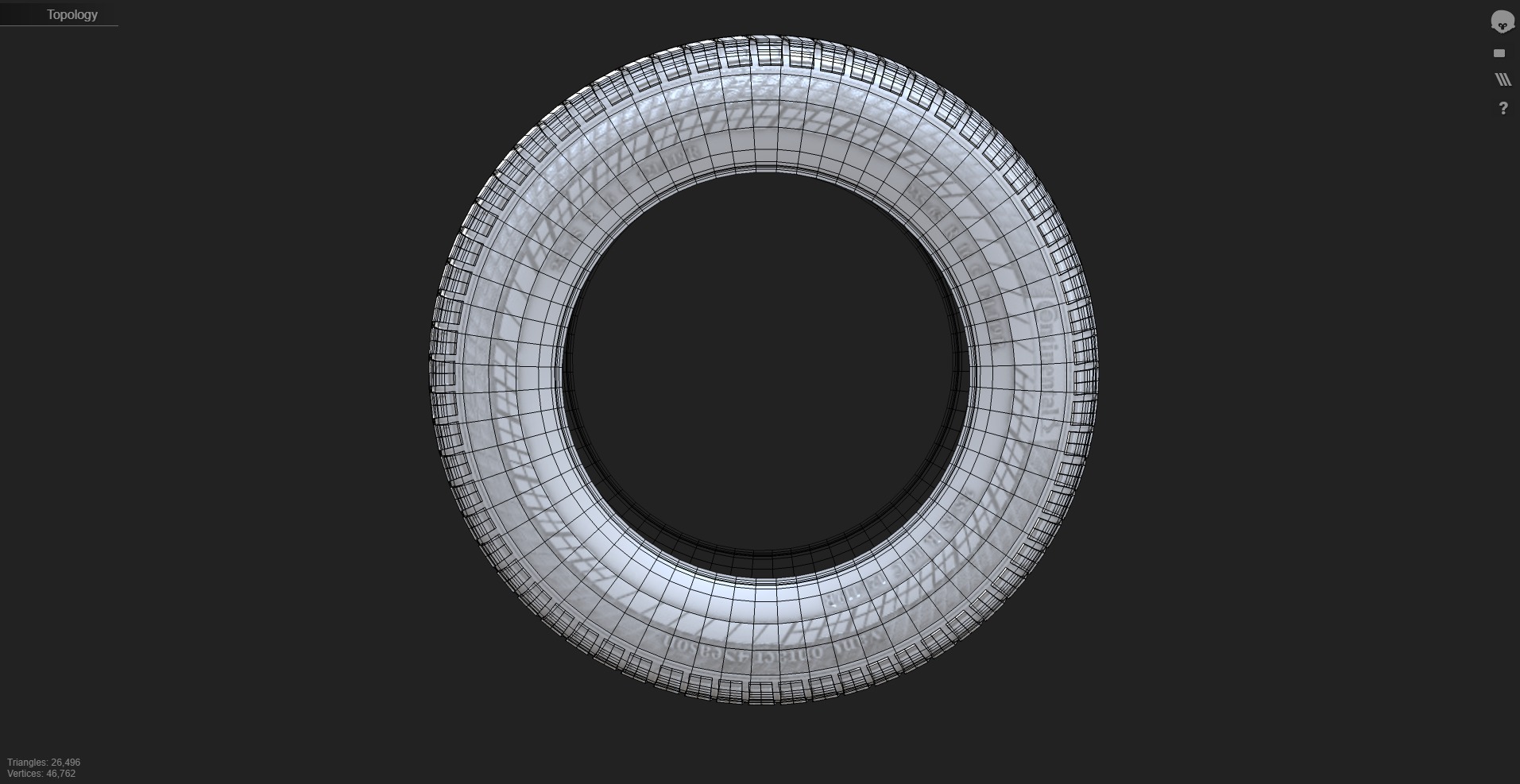 Continental VanContact 4Season  Tire for Vehicles  Low-poly 3D model_6