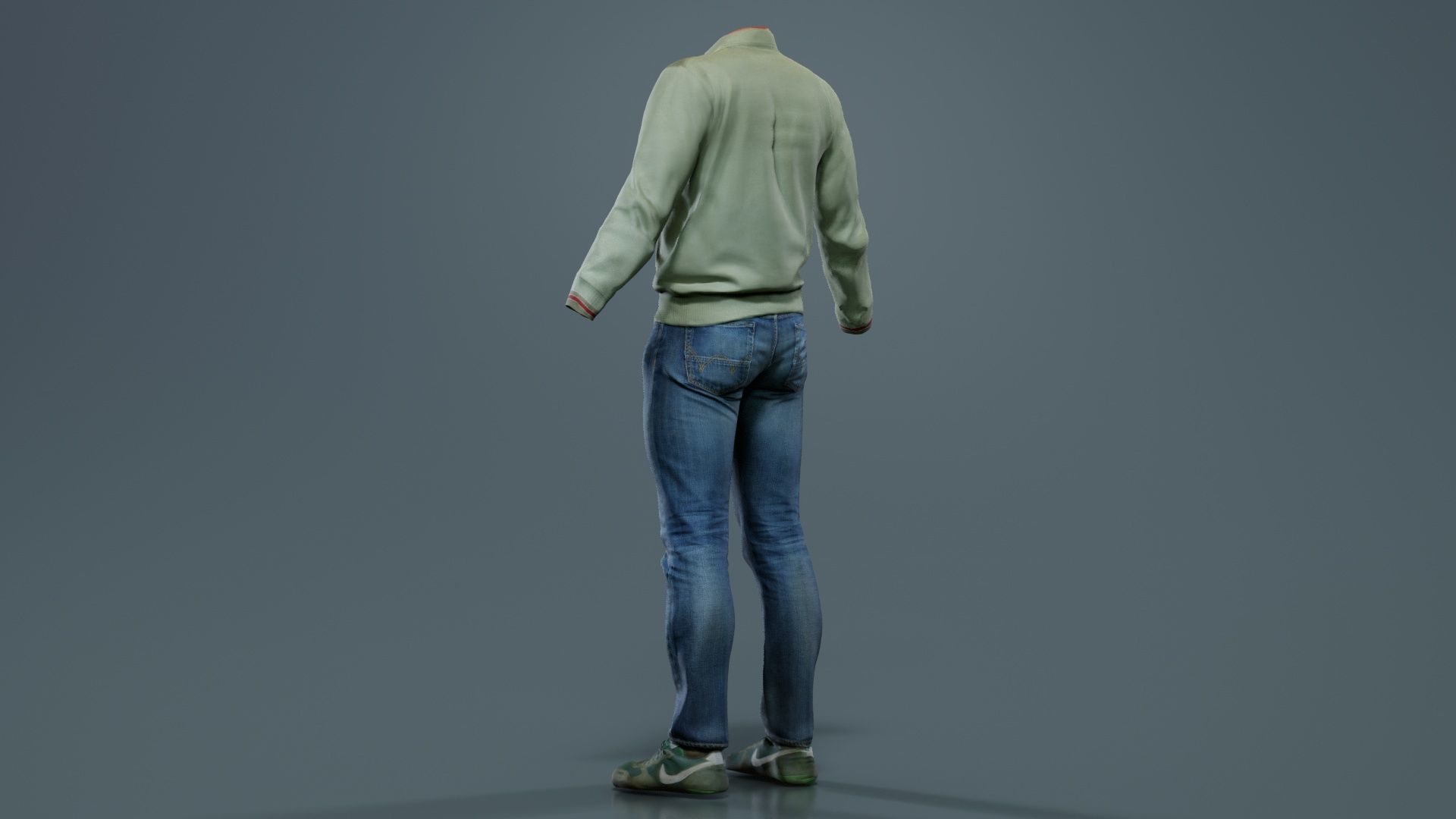 Casual Outfit 12 Low-poly 3D model_2