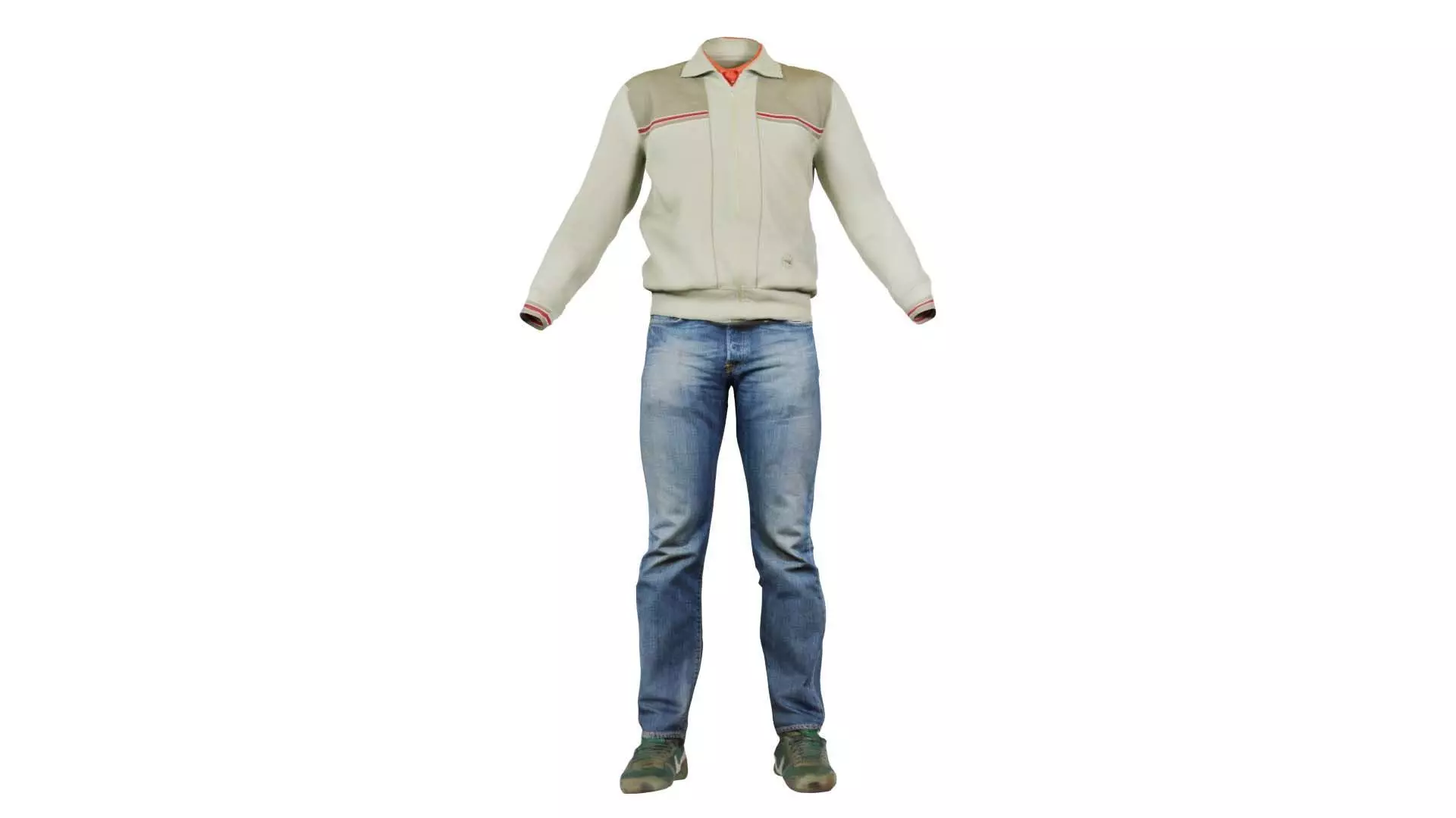 Casual Outfit 12 Low-poly 3D model_0