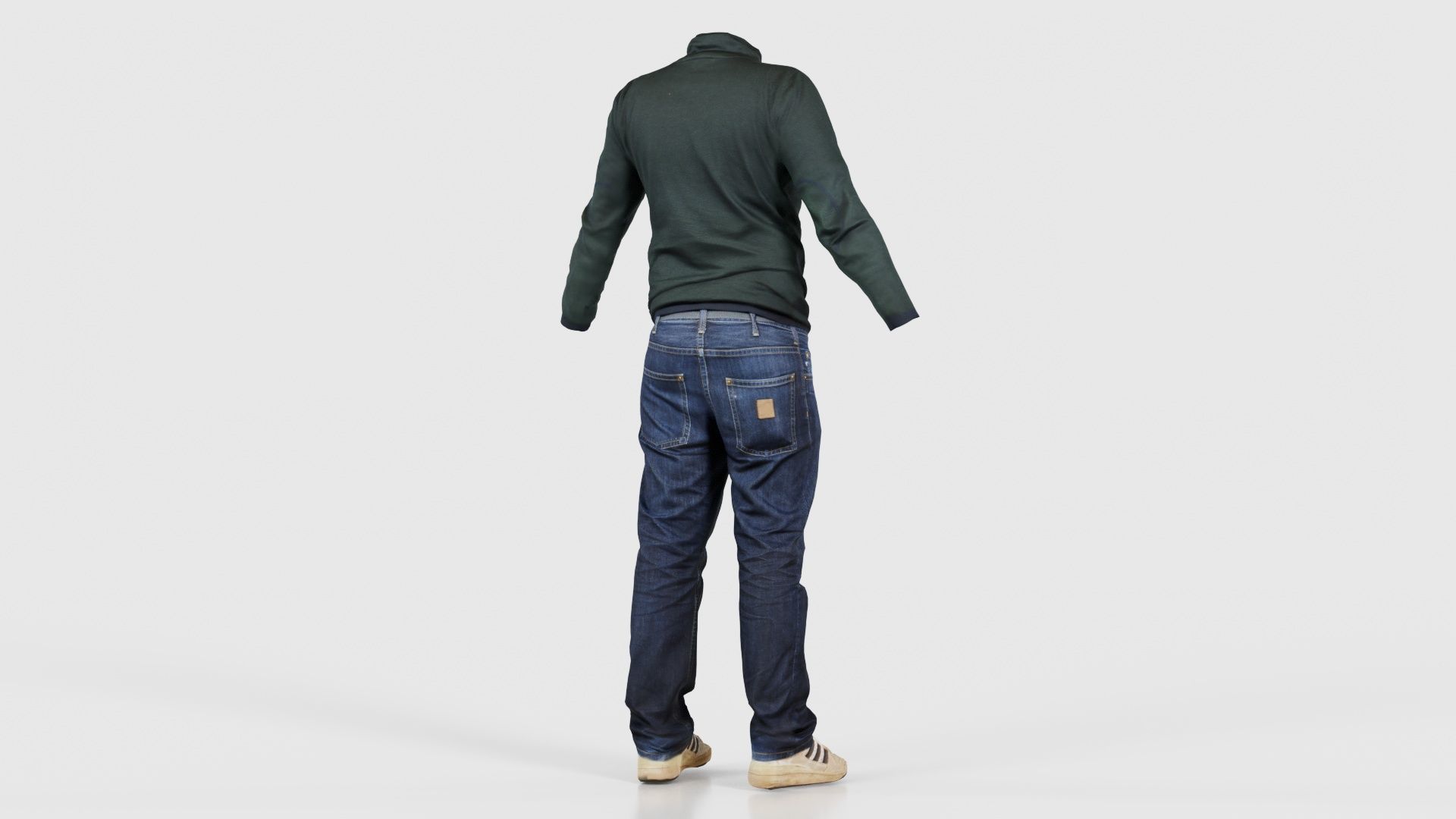 Casual Outfit 13 Low-poly 3D model_20