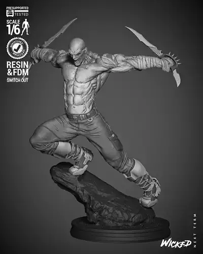 Wicked Marvel Drax Sculpture