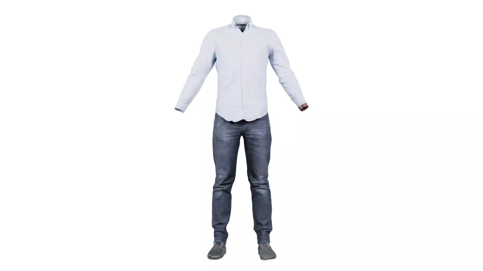 Casual Outfit 15 Low-poly 3D model_0