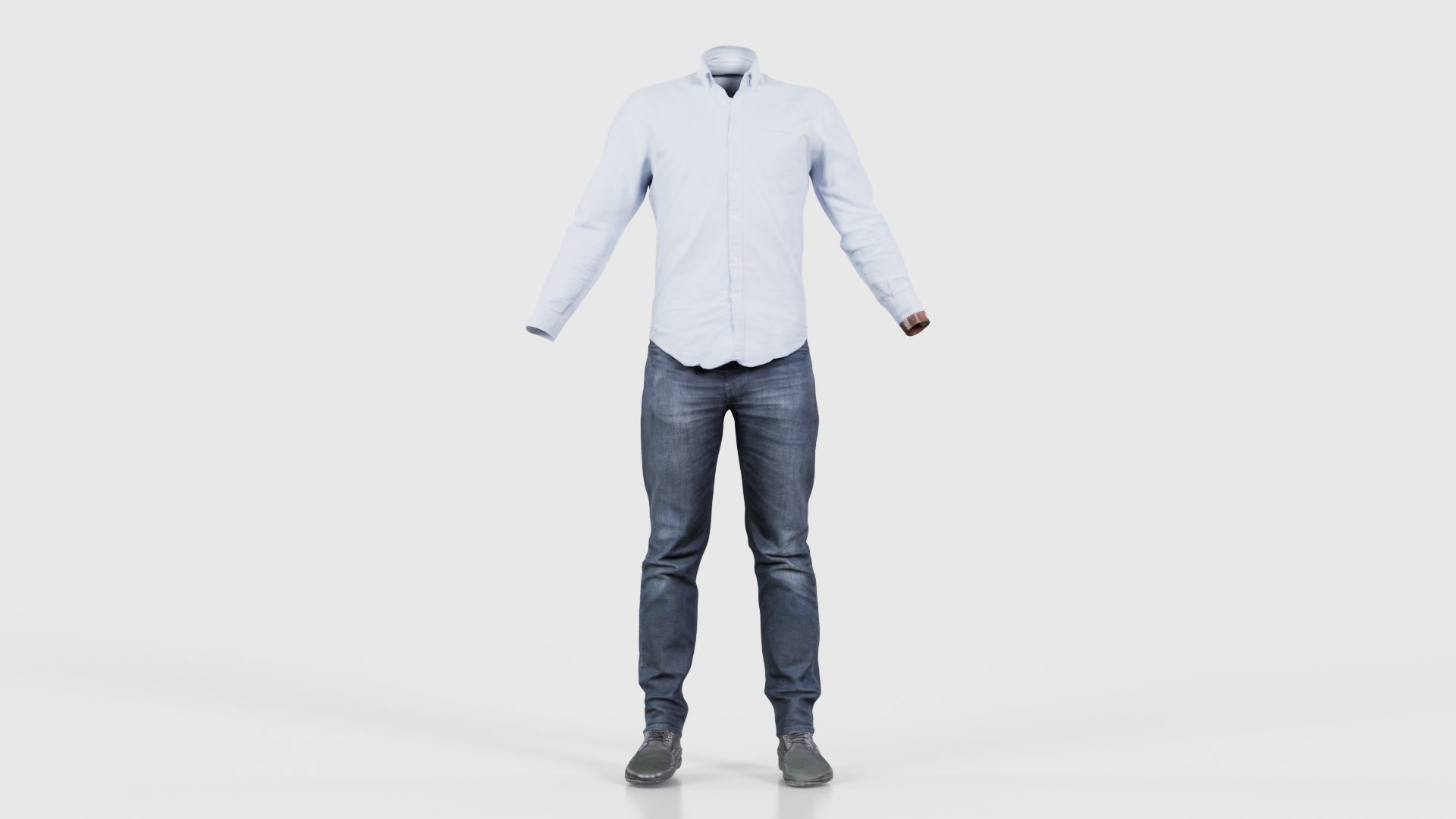 Casual Outfit 15 Low-poly 3D model_15
