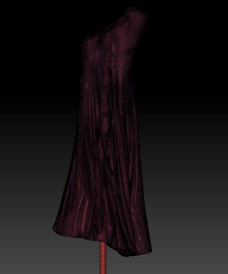 Flying soul girl 3D print model_10