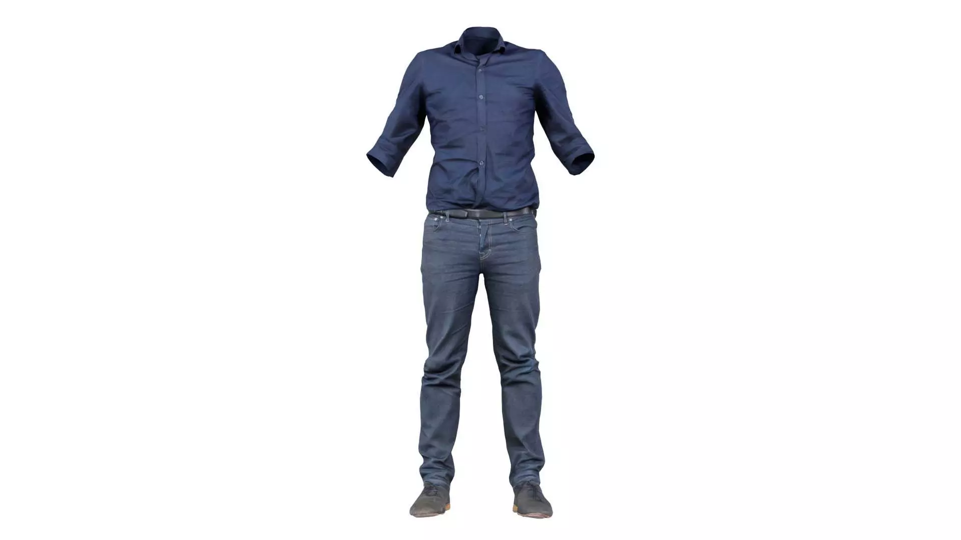 Casual Outfit 16 Low-poly 3D model_0