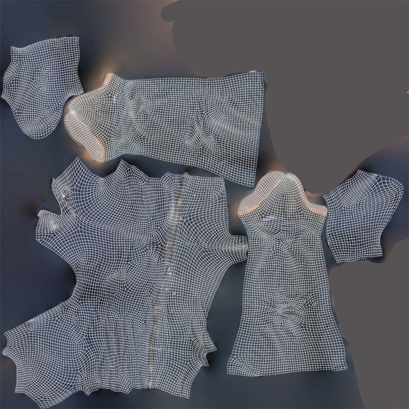 Casual Outfit 16 Low-poly 3D model_14