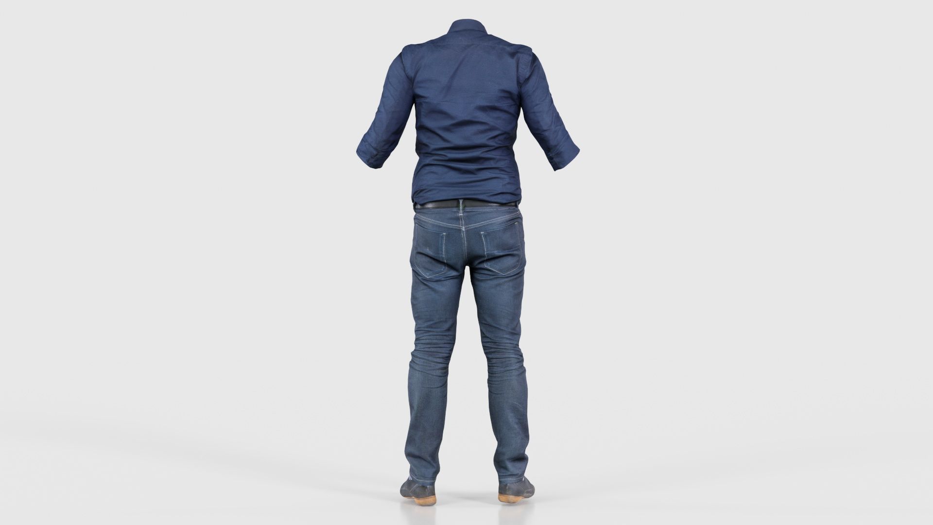 Casual Outfit 16 Low-poly 3D model_21