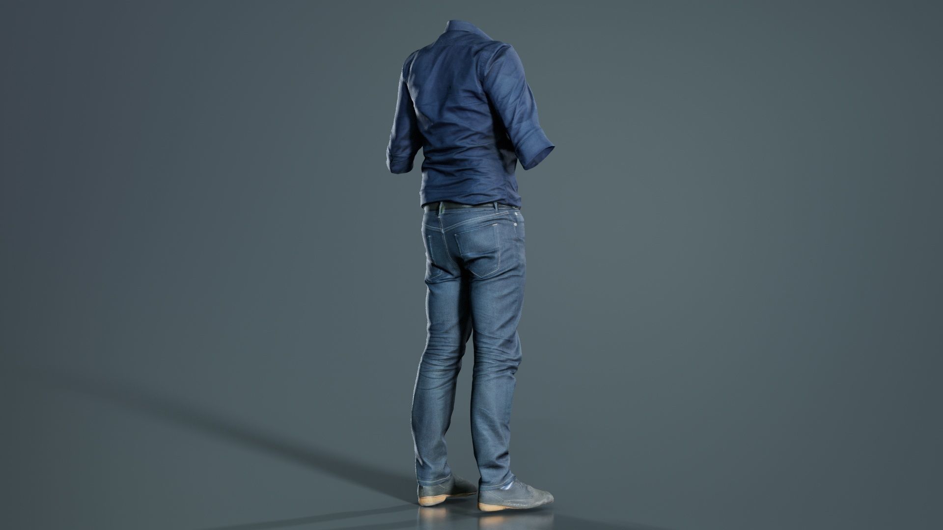 Casual Outfit 16 Low-poly 3D model_2