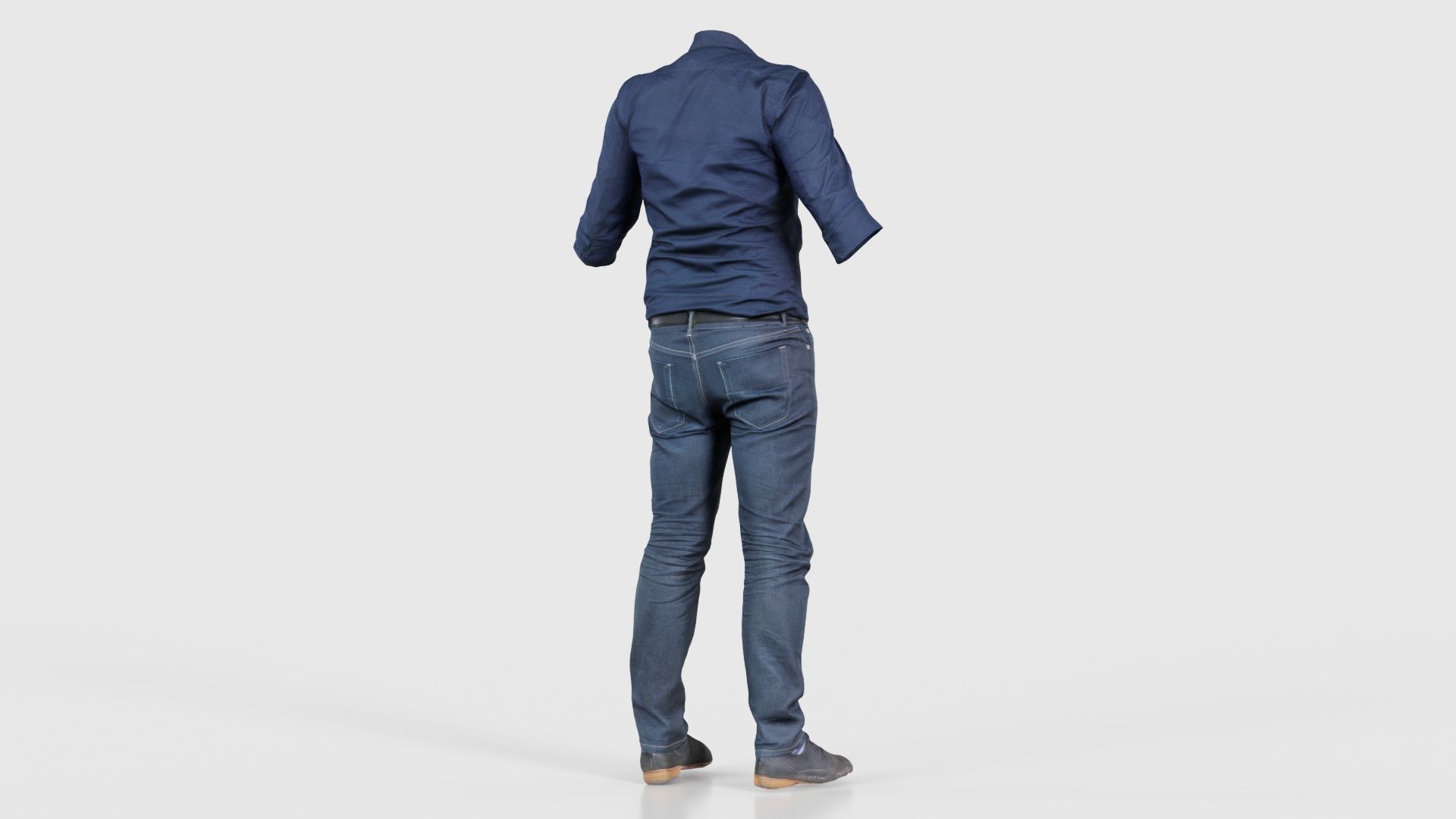 Casual Outfit 16 Low-poly 3D model_20