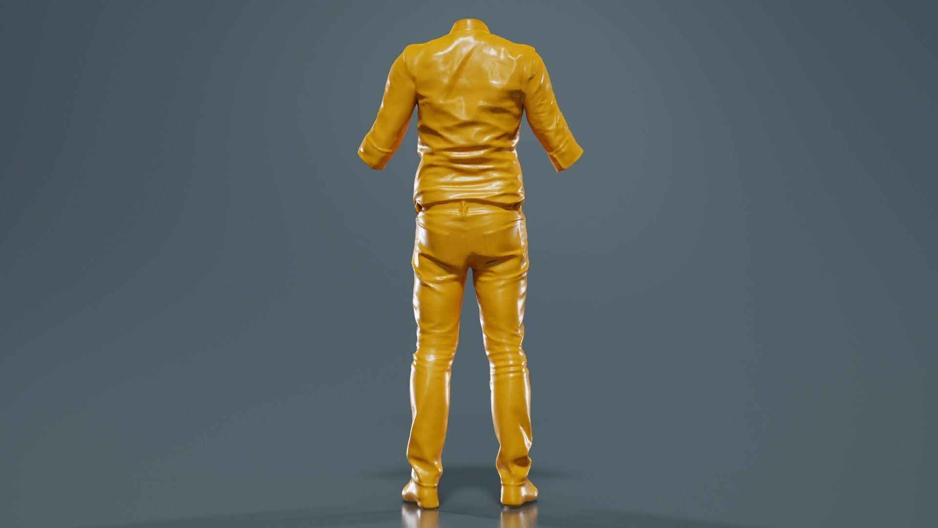 Casual Outfit 16 Low-poly 3D model_13