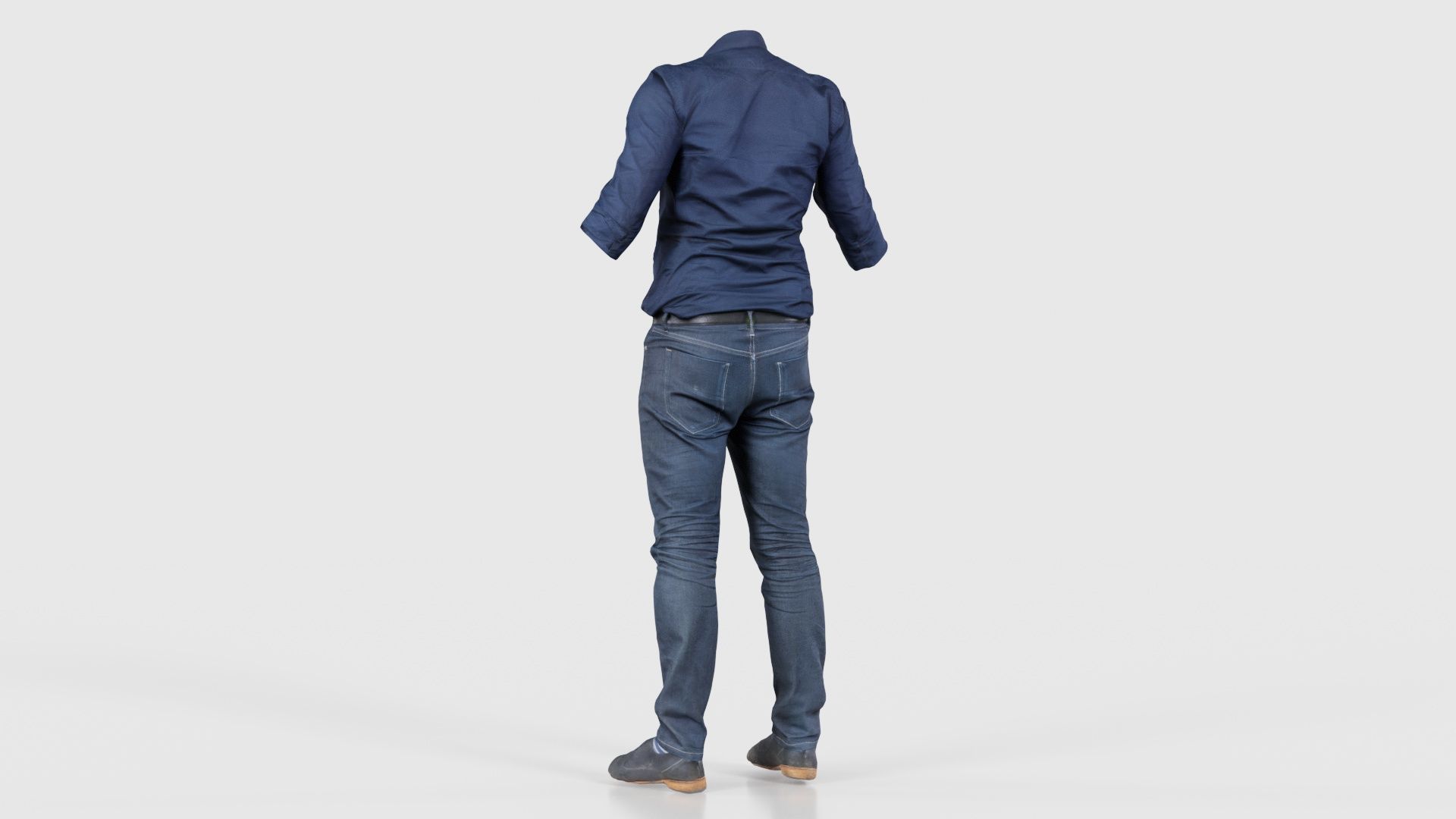 Casual Outfit 16 Low-poly 3D model_22