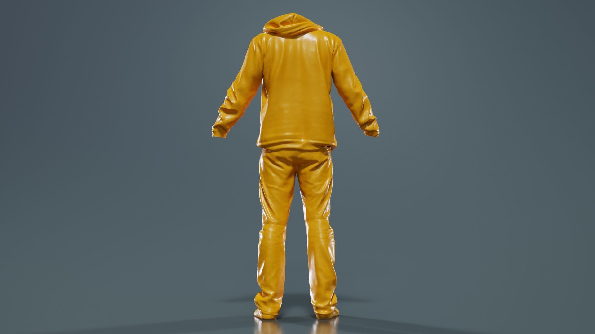 Casual Outfit 17 Low-poly 3D model_13